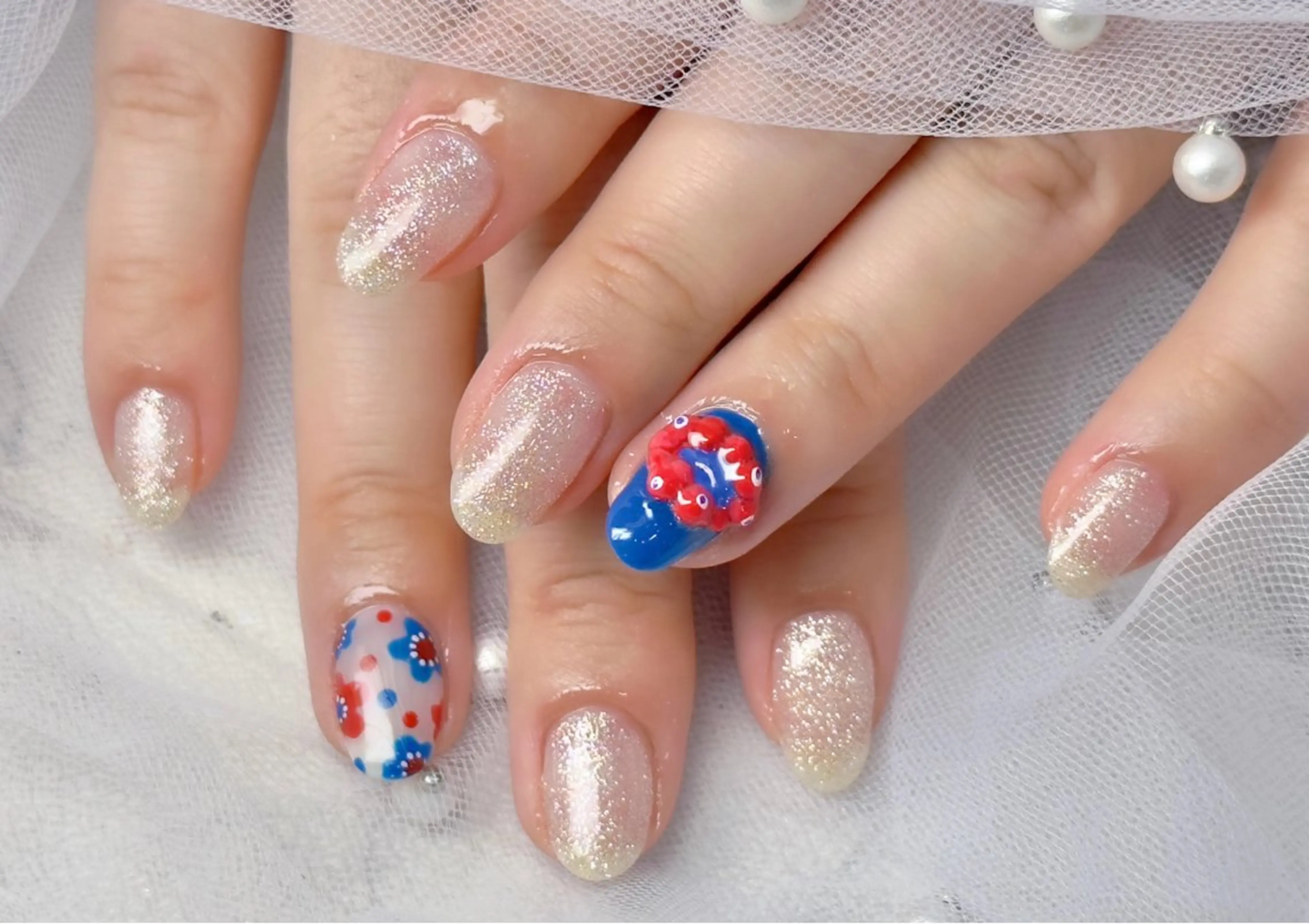 ネイル ハンドネイル Queennail 北堀江AYAのネイルデザイン
