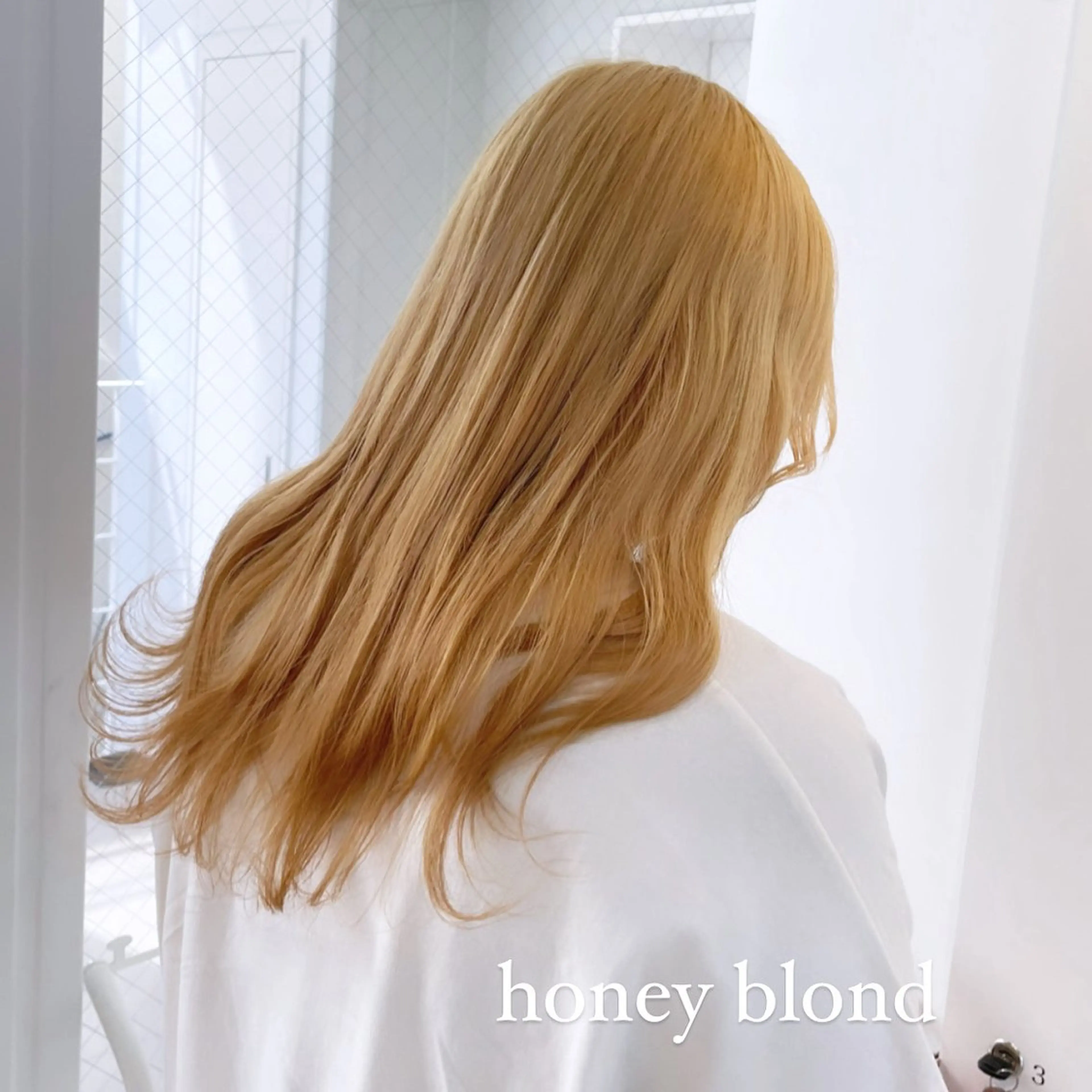 セミロング カラー ヘアアレンジ ブリーチ ブロンド ヘアカラー トリートメント ヘアセット 🫧柔色/トレンド カラー/川辺晴加のヘアスタイル