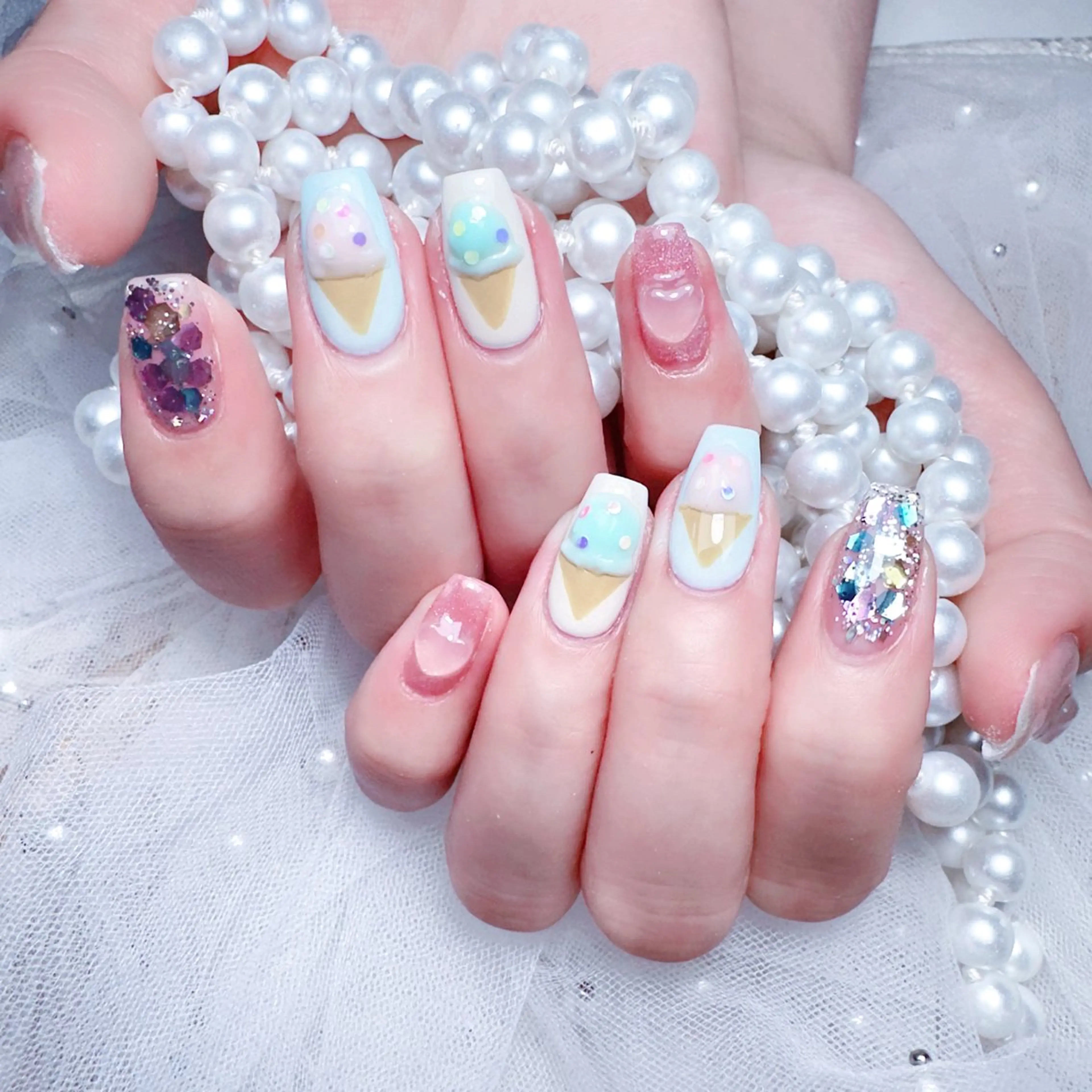 ネイル ハンドネイル 🎀M nails✨ ビューティーのネイルデザイン