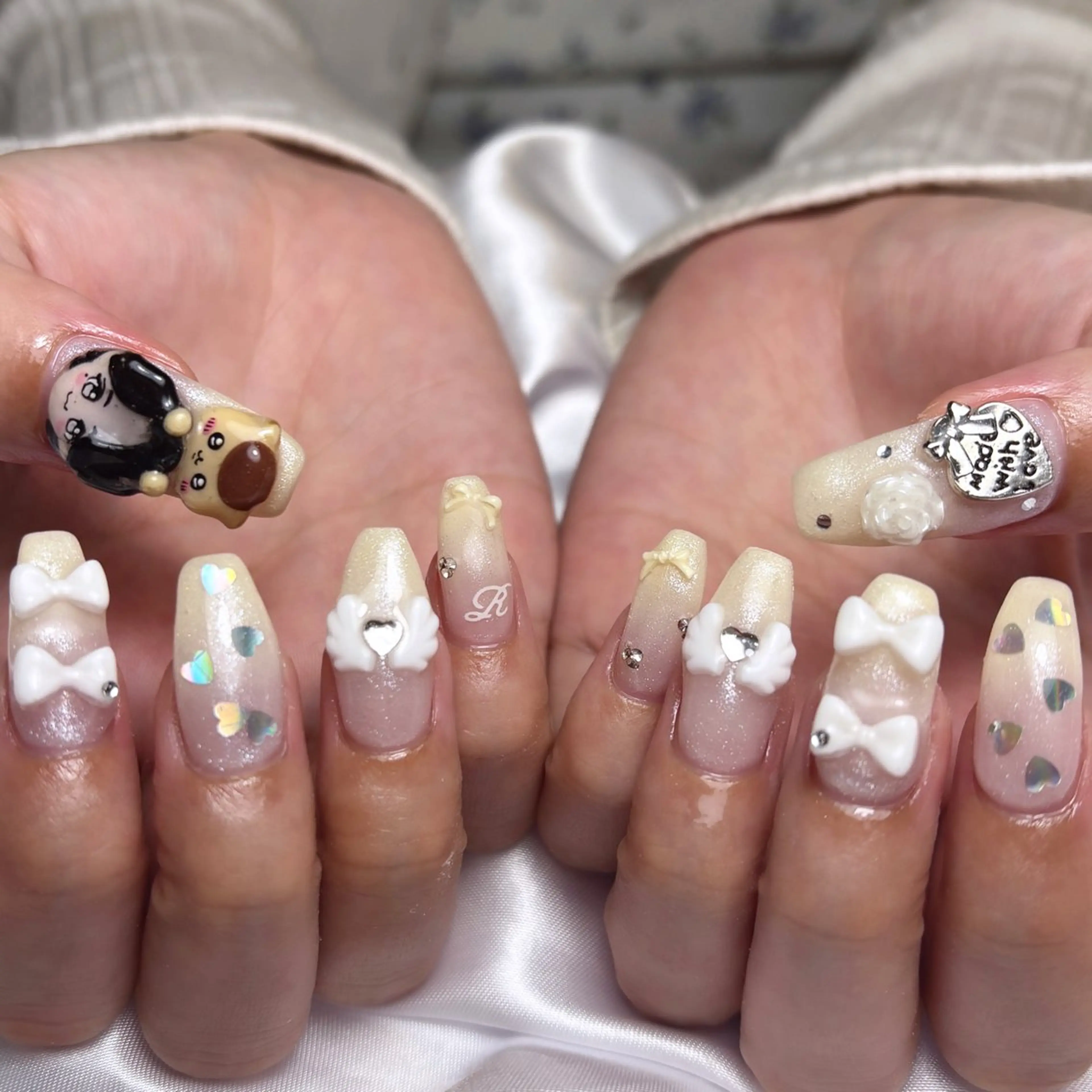 ネイル 持ち込み ハンドネイル EmaNail肥後橋店所属・EmaNail 肥後橋店🤍YURIのネイルデザイン
