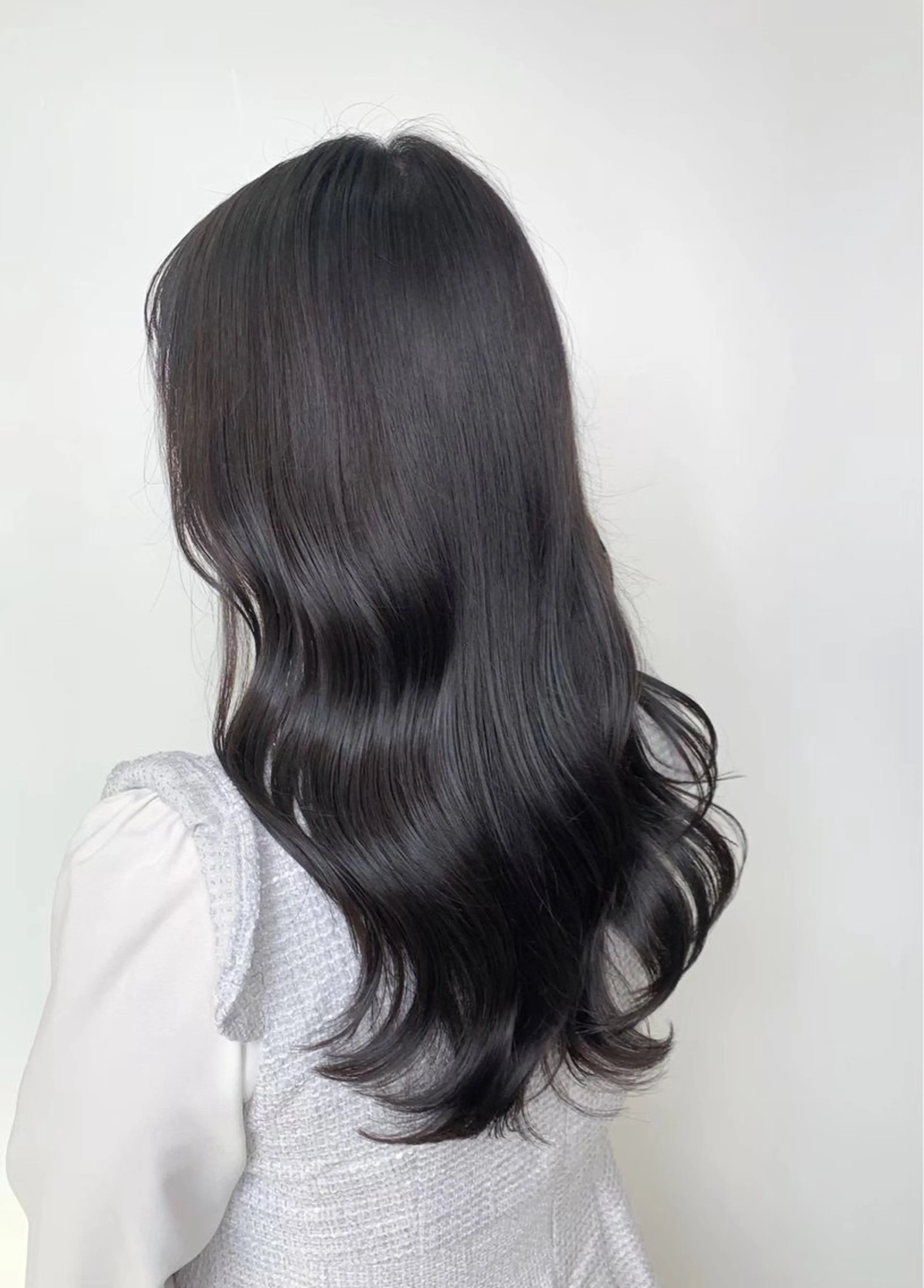 セミロング カラー ヘアアレンジ グレージュ 金子 廉のヘアスタイル