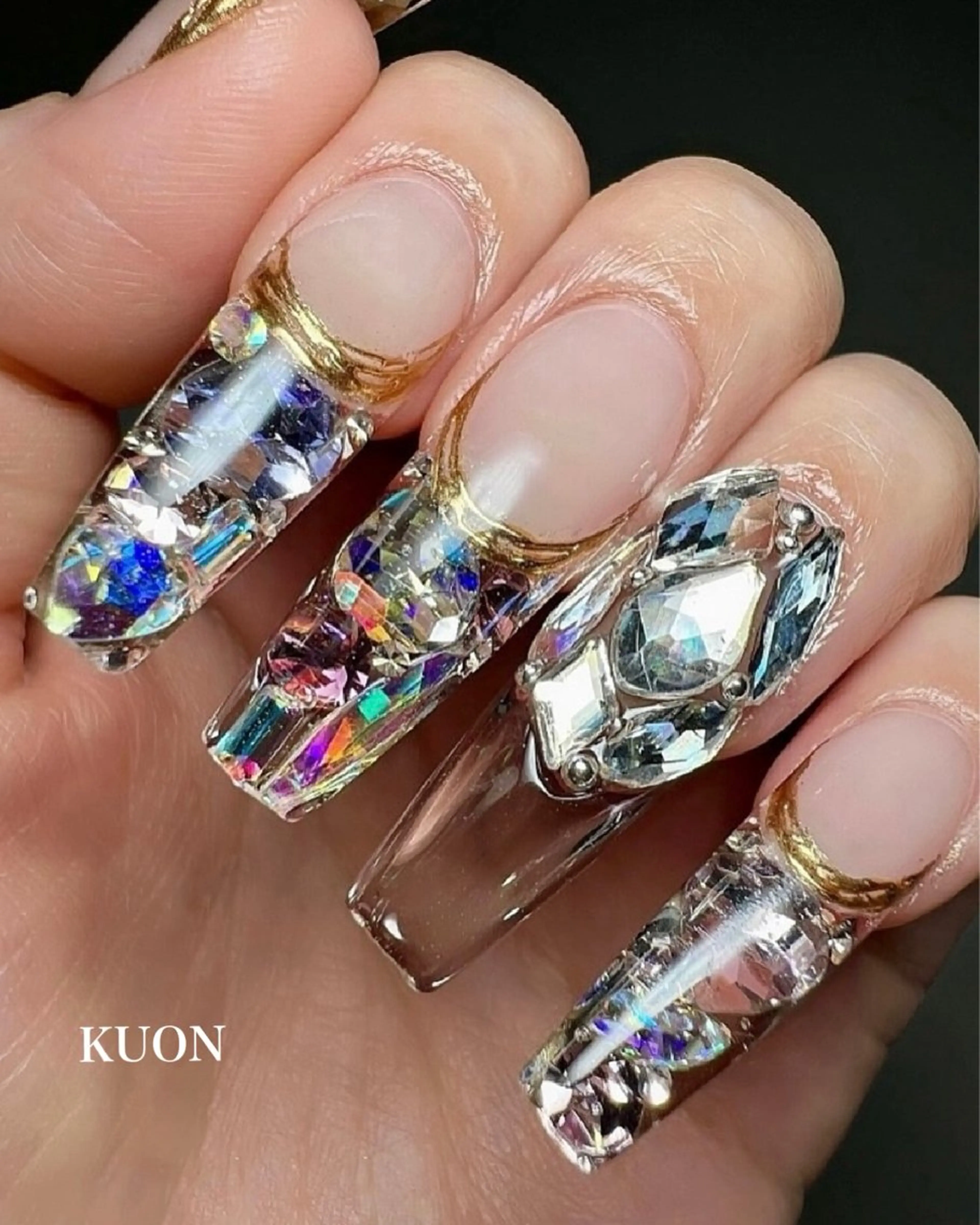 ネイル フレンチネイル KUON 本町・堺筋本町・北浜のネイルデザイン