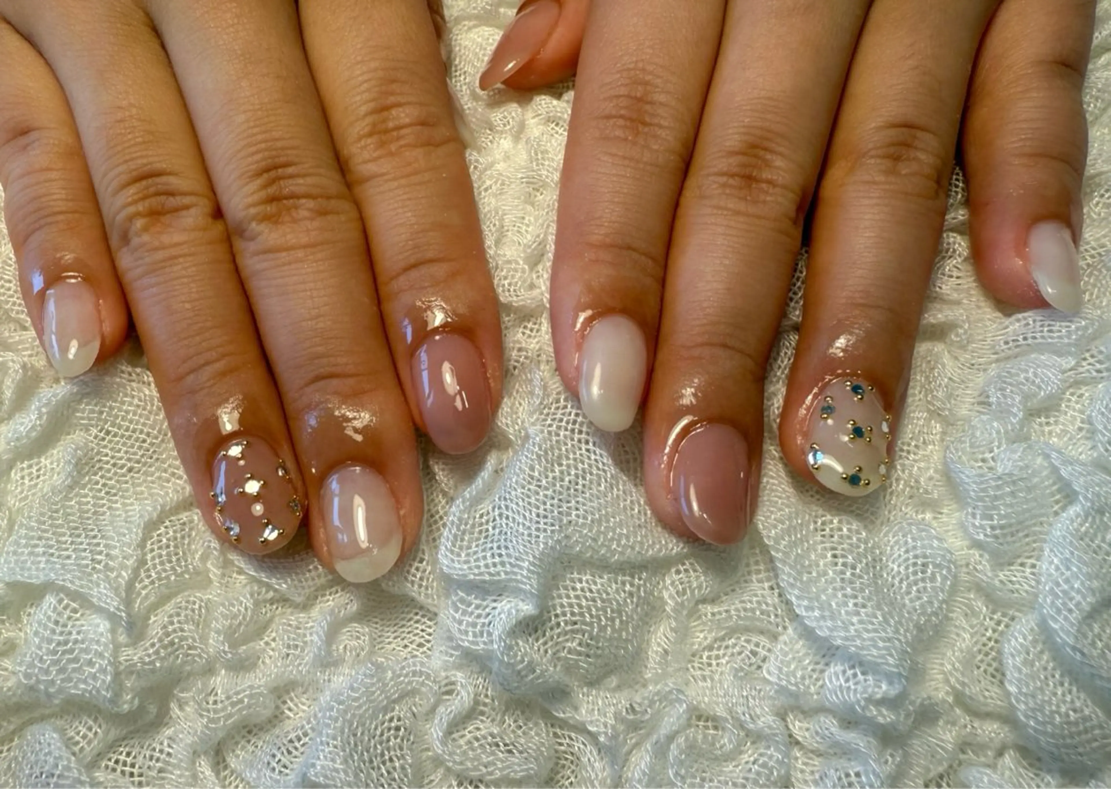 ネイル アートネイル ニュアンスネイル ワンカラーネイル シンプルネイル ハンドネイル nail salon Estelleのネイルデザイン