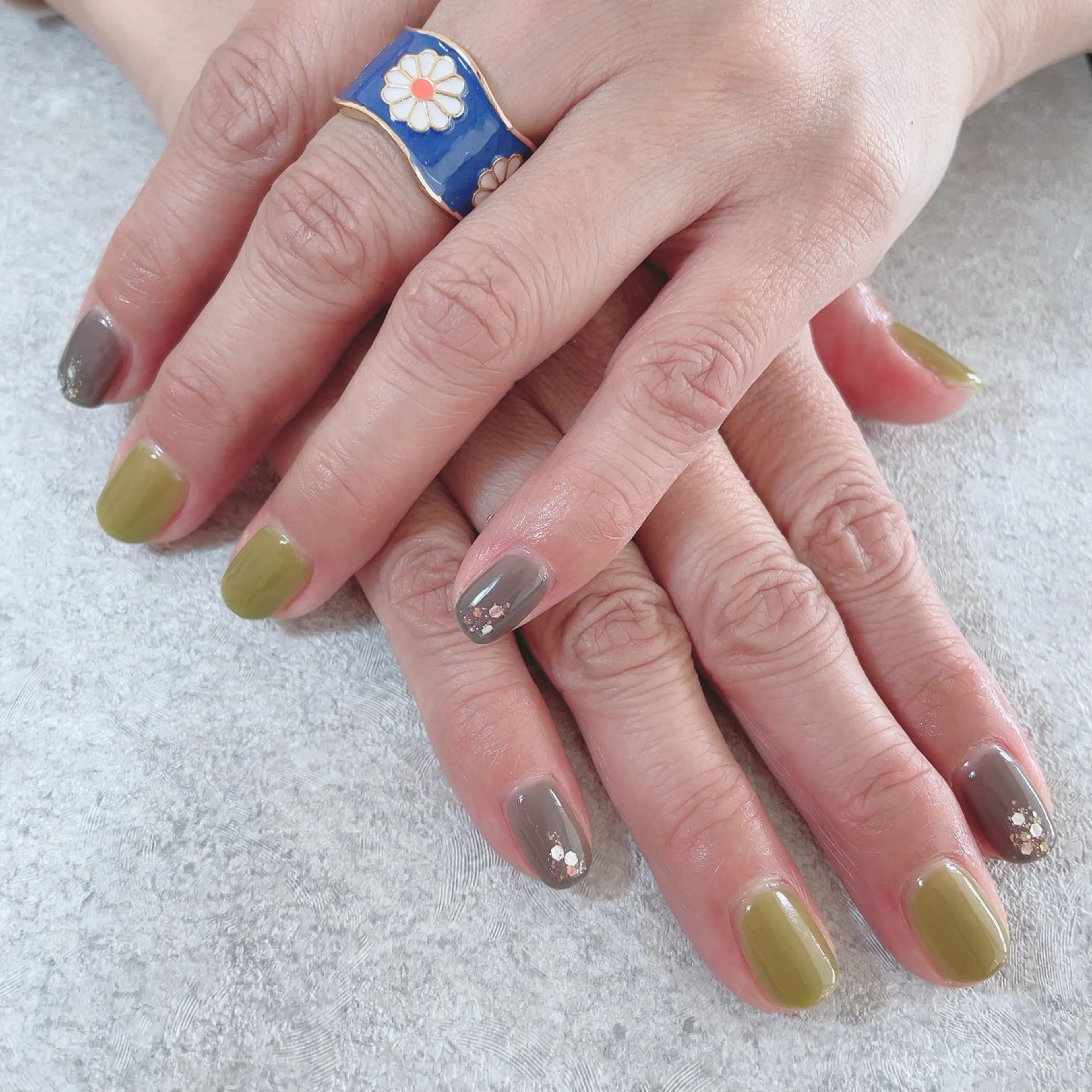 ネイル ラメ(グリッター) ワンカラーネイル NailSalon mimi.のネイルデザイン