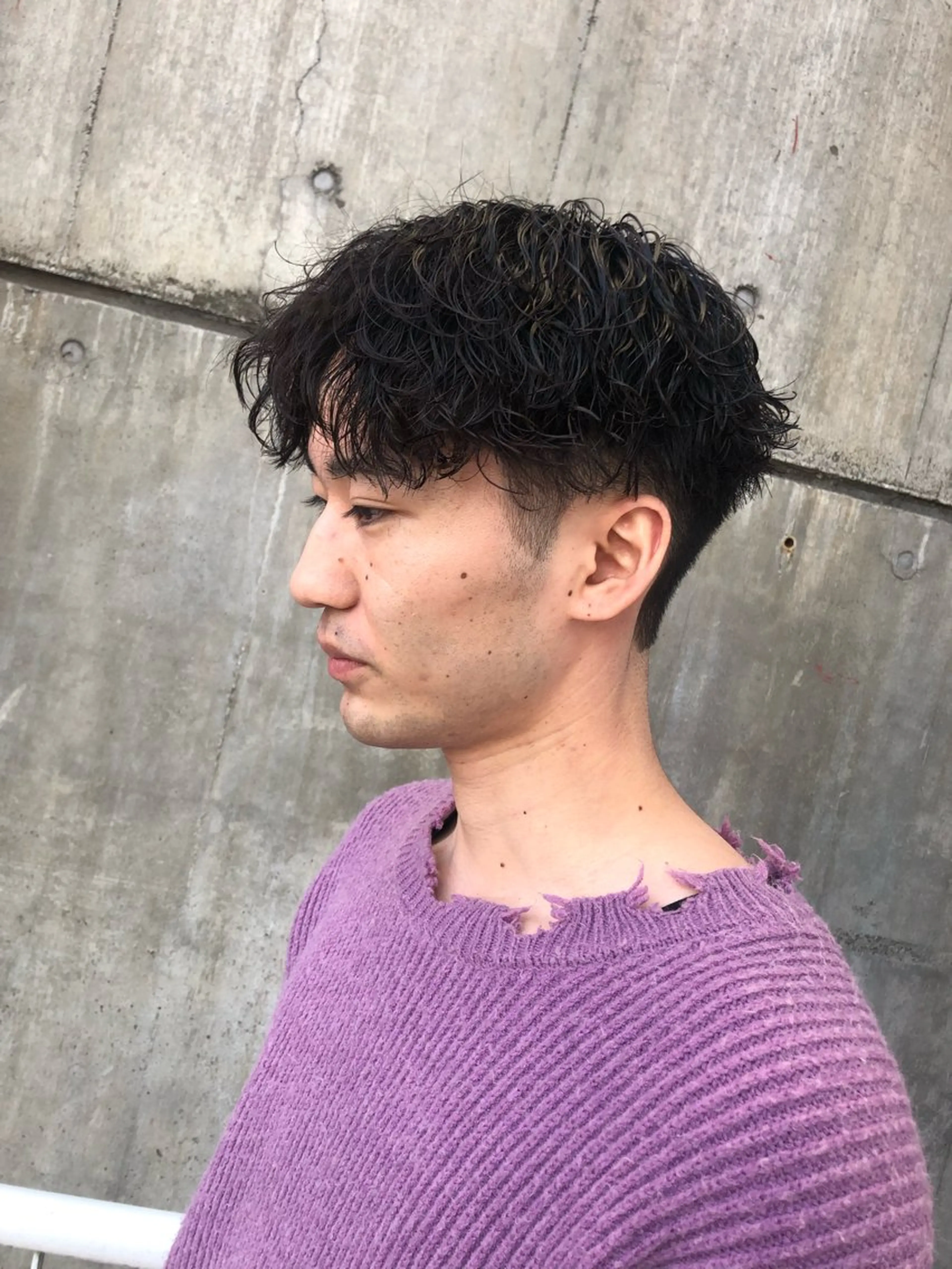 パーマ メンズ センターパート 🔥メンズ圧倒的人気 ROOOMEN松田隆のヘアスタイル