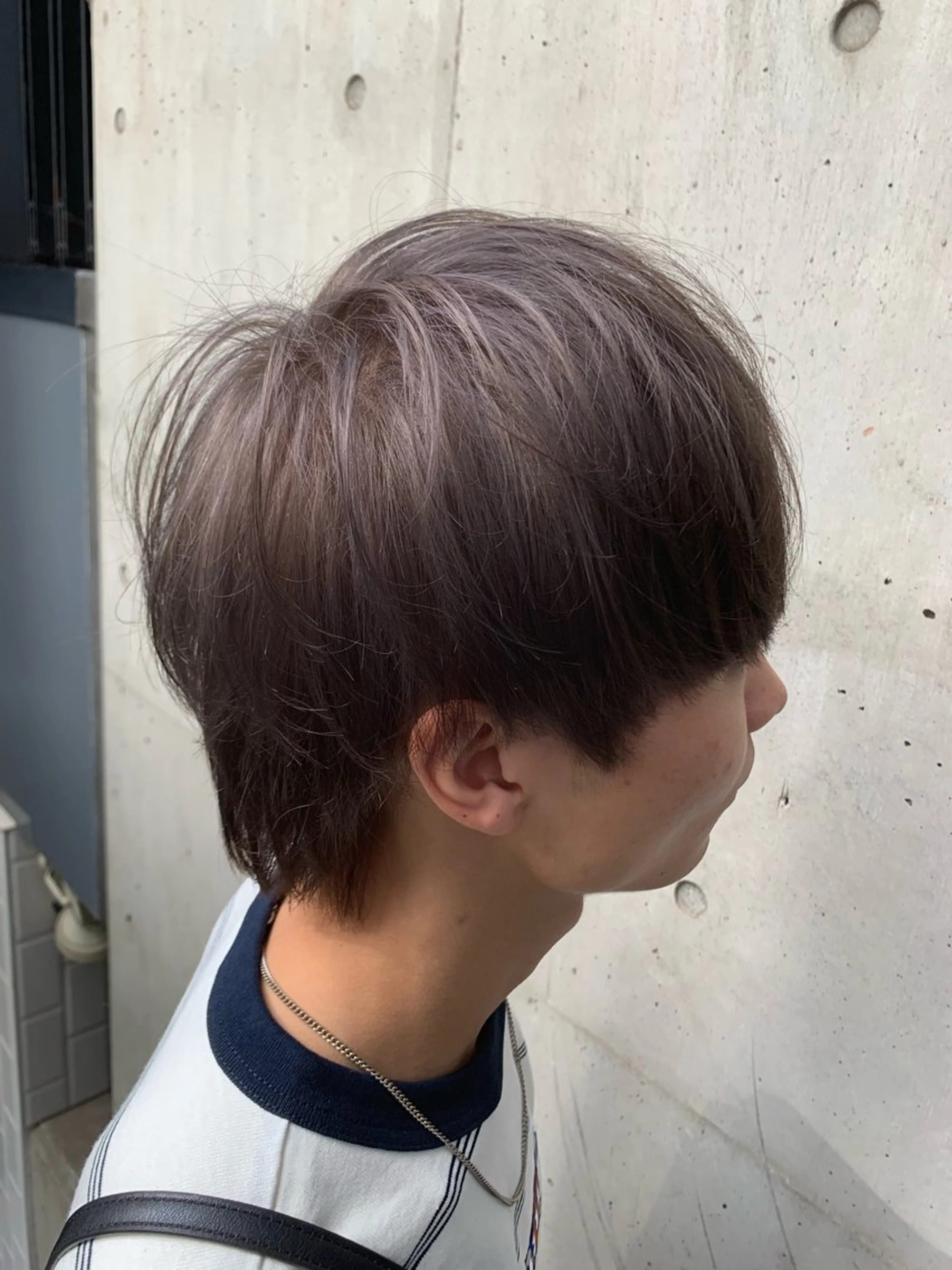 カラー メンズ カット ヘアカラー トリートメント 河野 悠のヘアスタイル