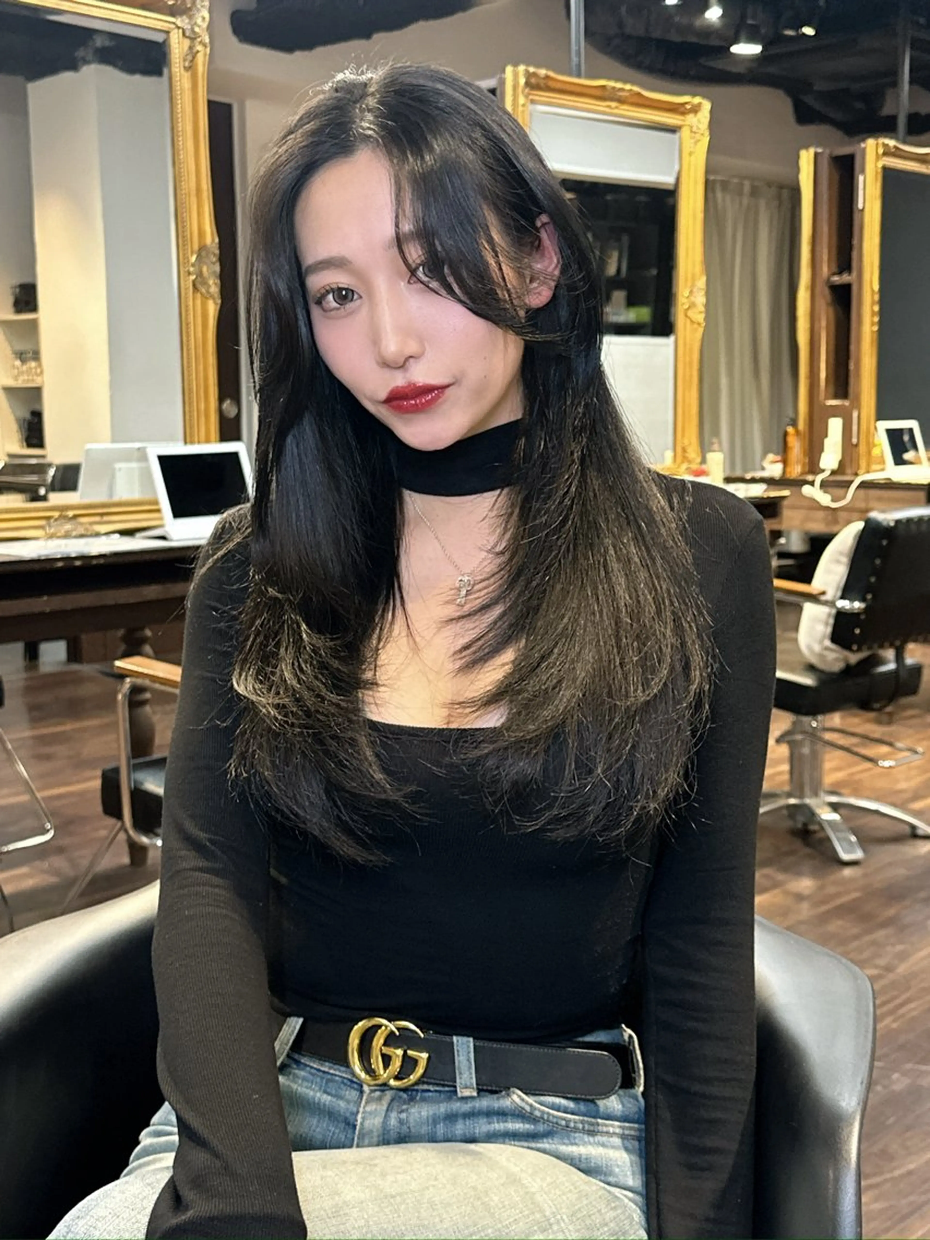 ロング カラー ワンホン/エクステ ケラチン/Kaitoのヘアスタイル