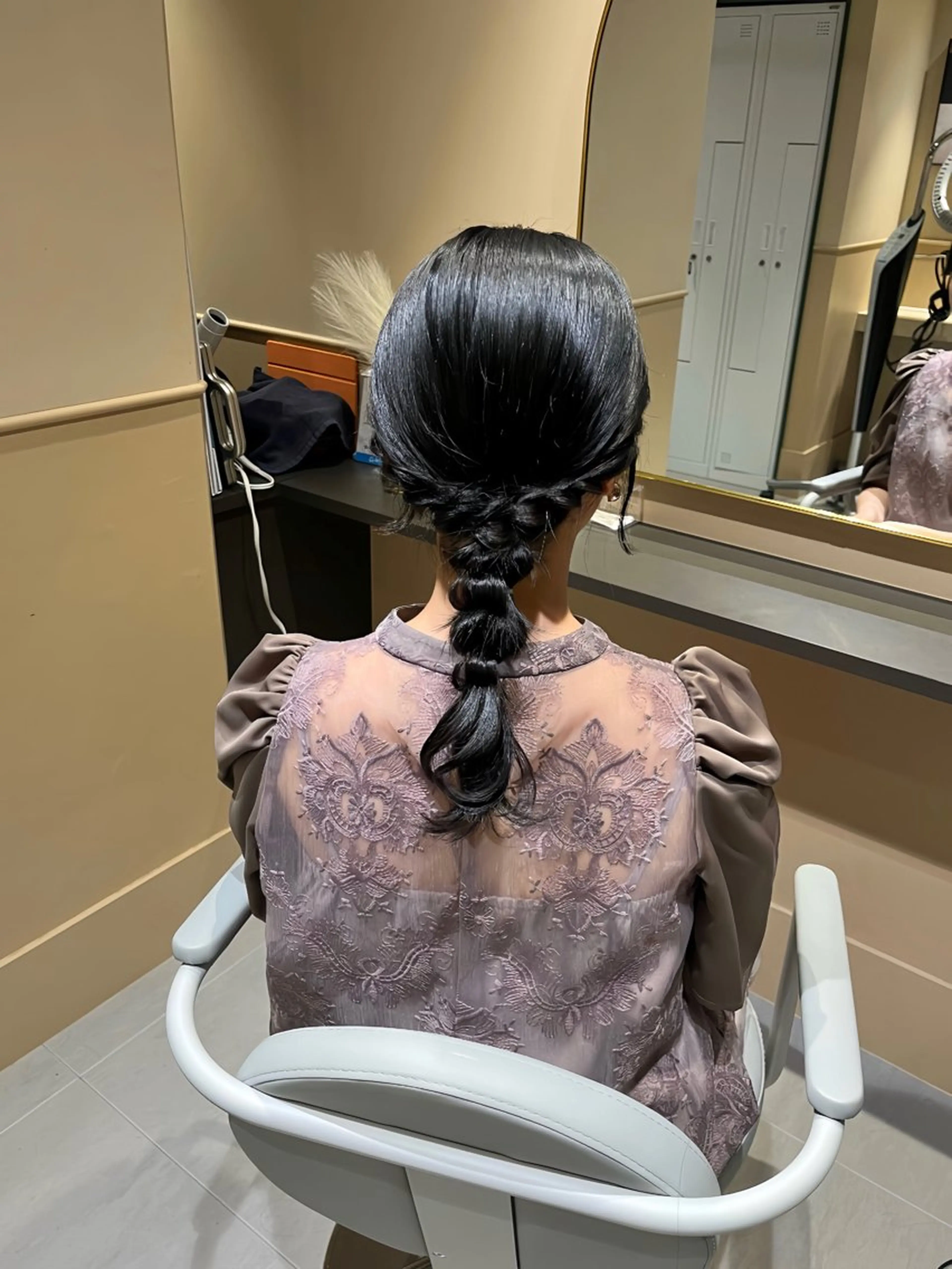 ミディアム ヘアアレンジ 🫧tomoka 透明感カラー🫧のヘアスタイル