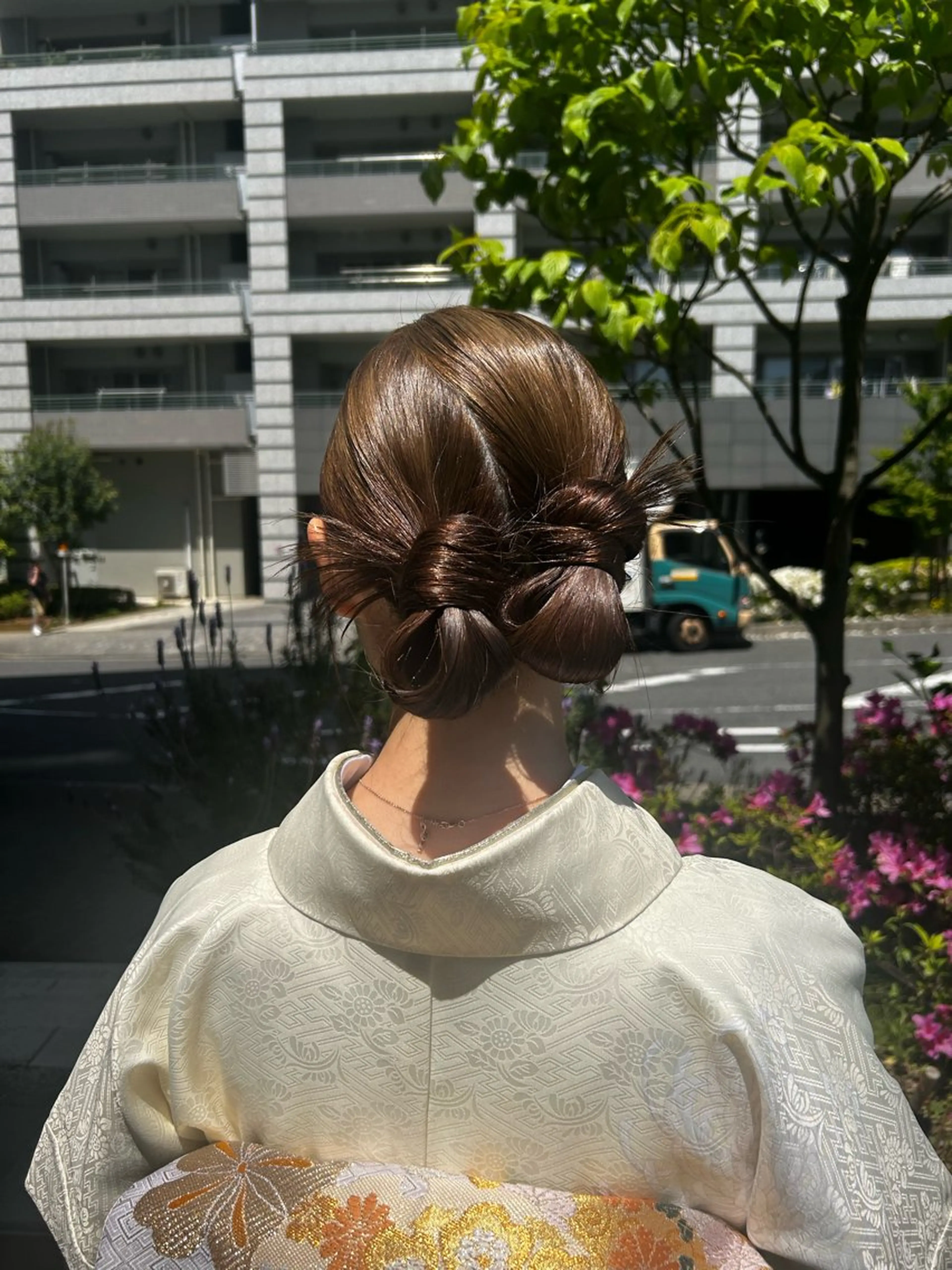 ロング ヘアアレンジ 着物ヘア ヘアセット ヘアセット／眉毛カッ ト/Nana〻のヘアスタイル