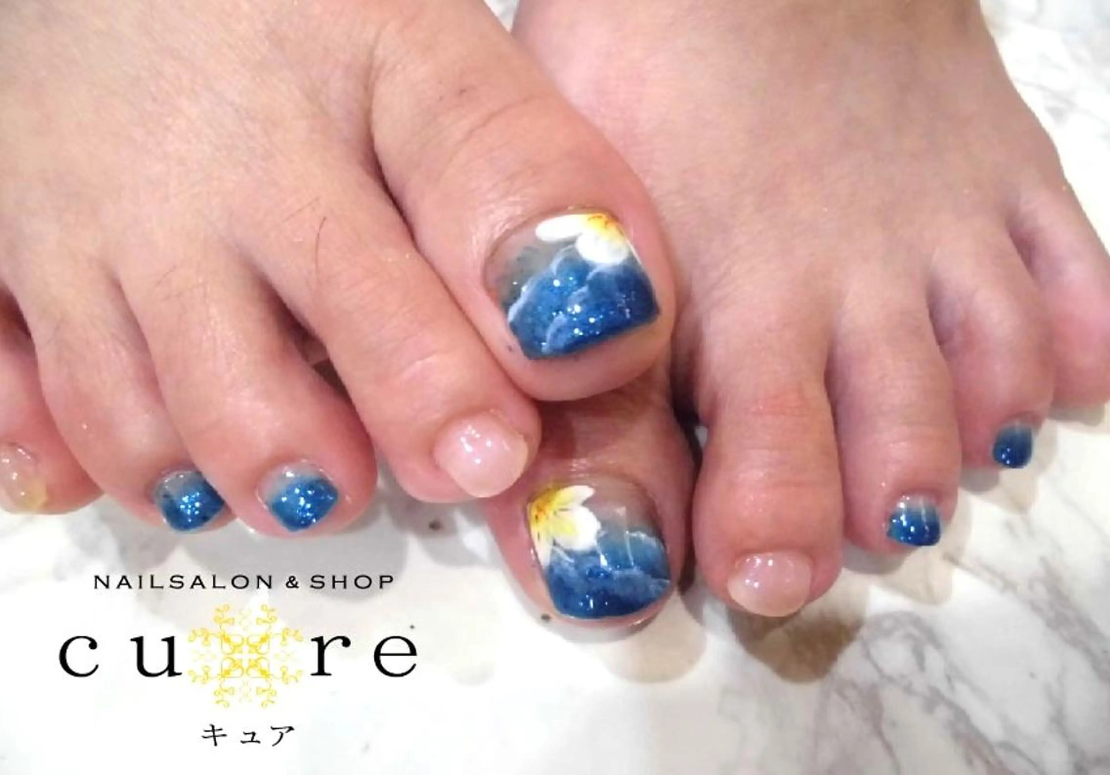 ネイル フットネイル ジェルネイル ネイルサロン Cureのネイルデザイン