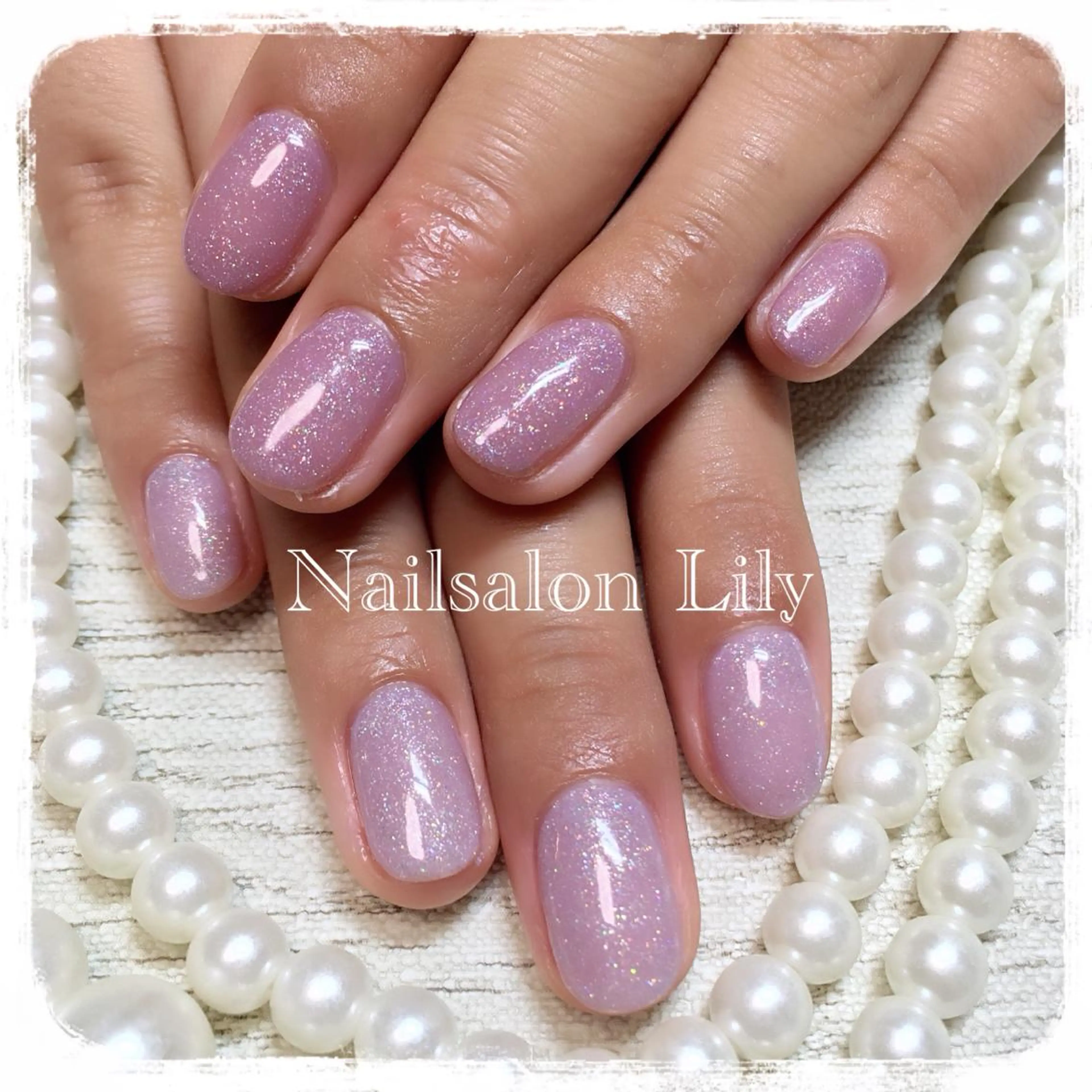 ネイル ワンカラーネイル Lily*nail 🌻Mii🌻のネイルデザイン