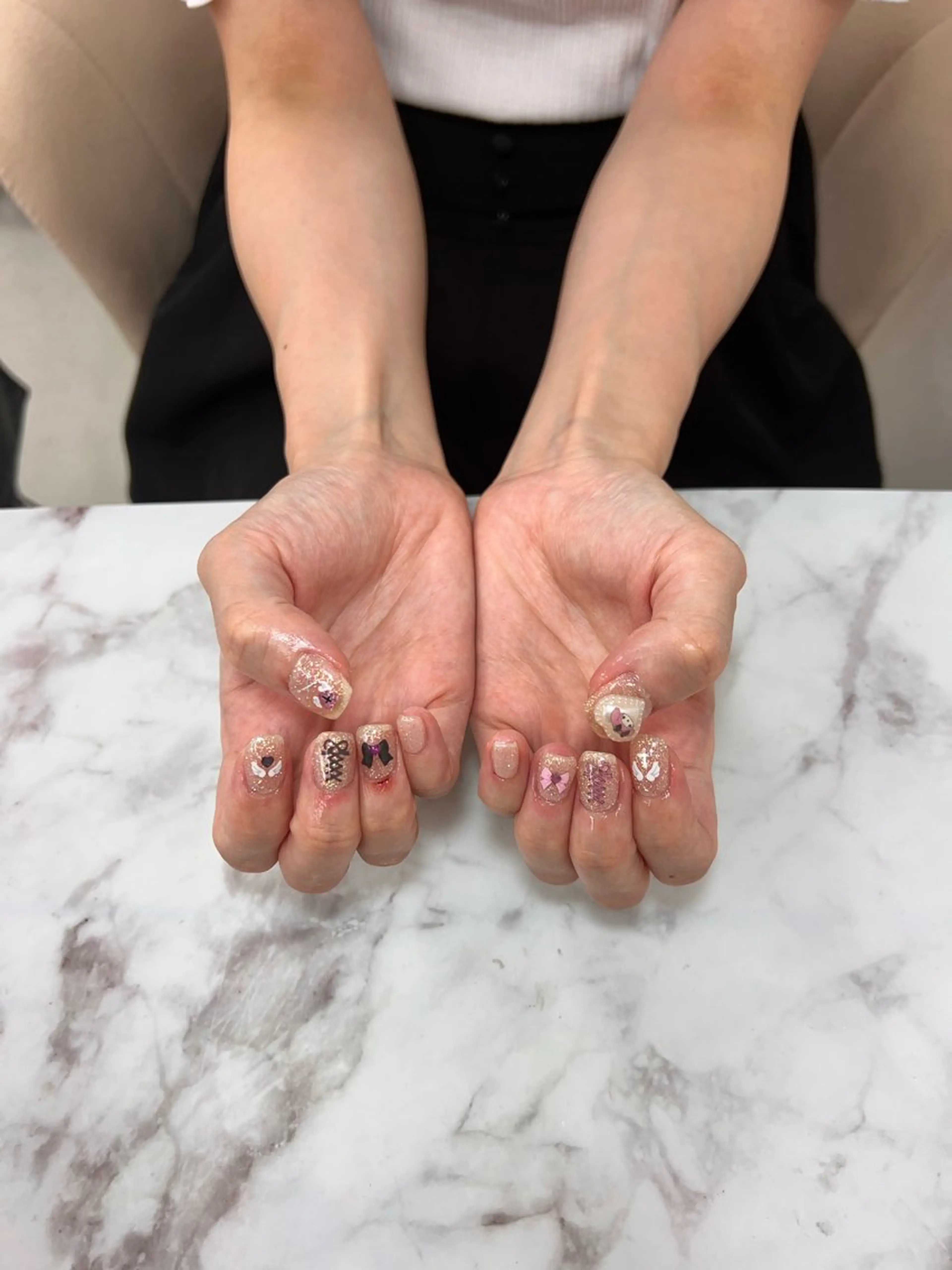 ネイル 持ち込み ワンカラーネイル KANOネイリスト/ UNELMA天神のネイルデザイン