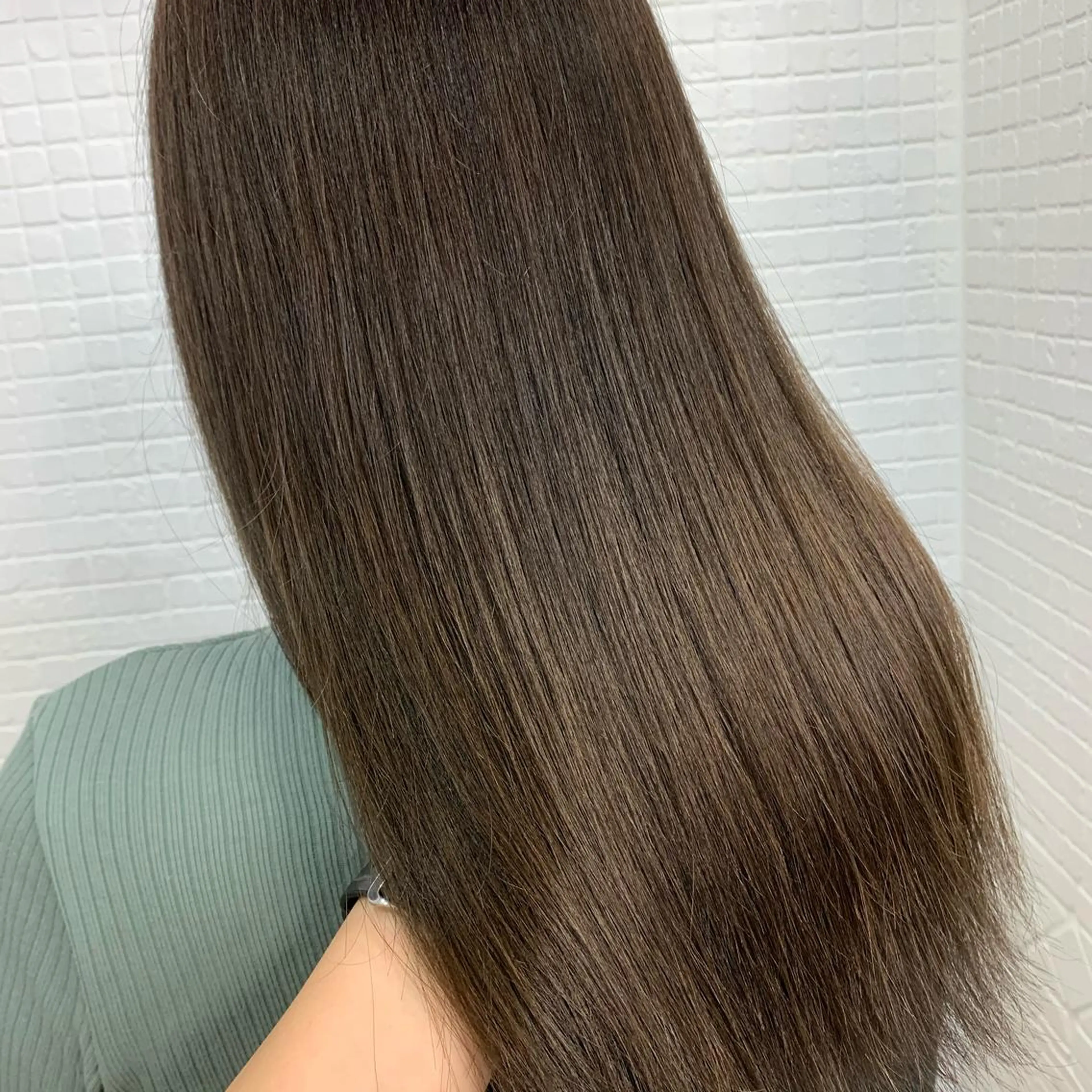 ロング カラー ダークグレー ダークグレージュ グレージュ ♡ RIRIAのマツエク・マツパデザイン