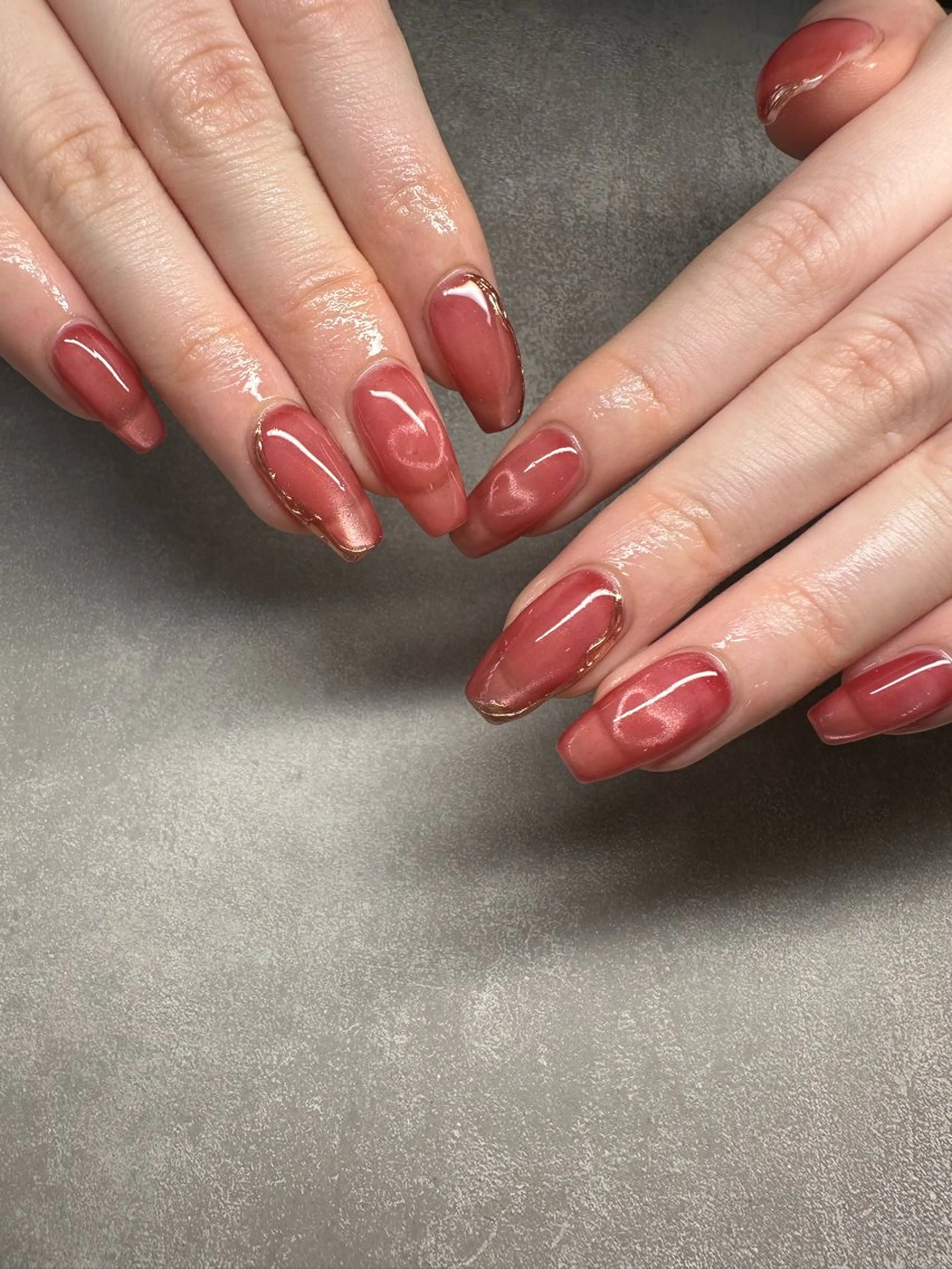 ネイル マグネットネイル ハンドネイル 高野 梨紗子のネイルデザイン