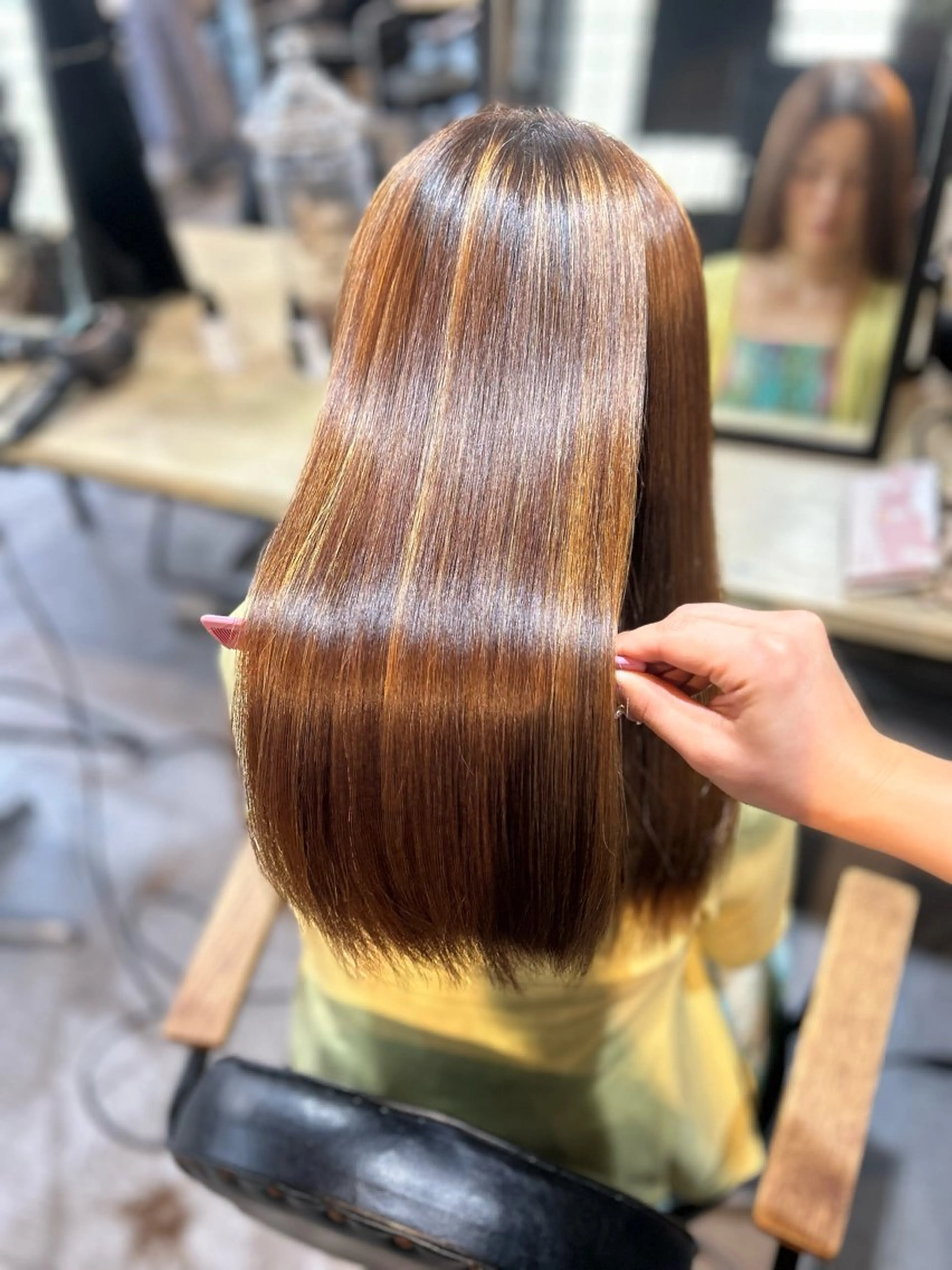 ロング 🌷ブリーチ縮毛矯正 /mina🌷のヘアスタイル