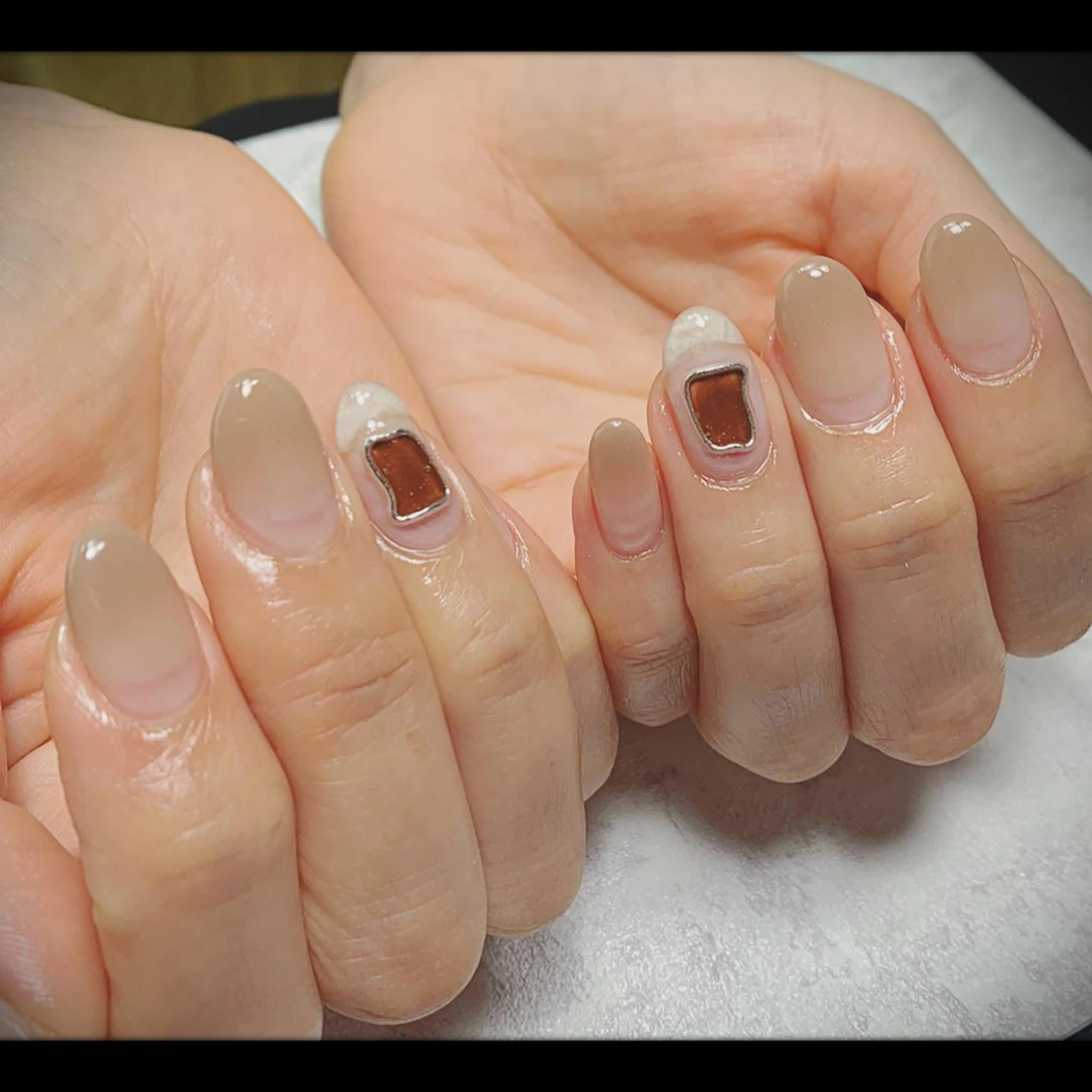 ネイル グラデーション ハンドネイル M nail 市原市ちはら台のネイルデザイン