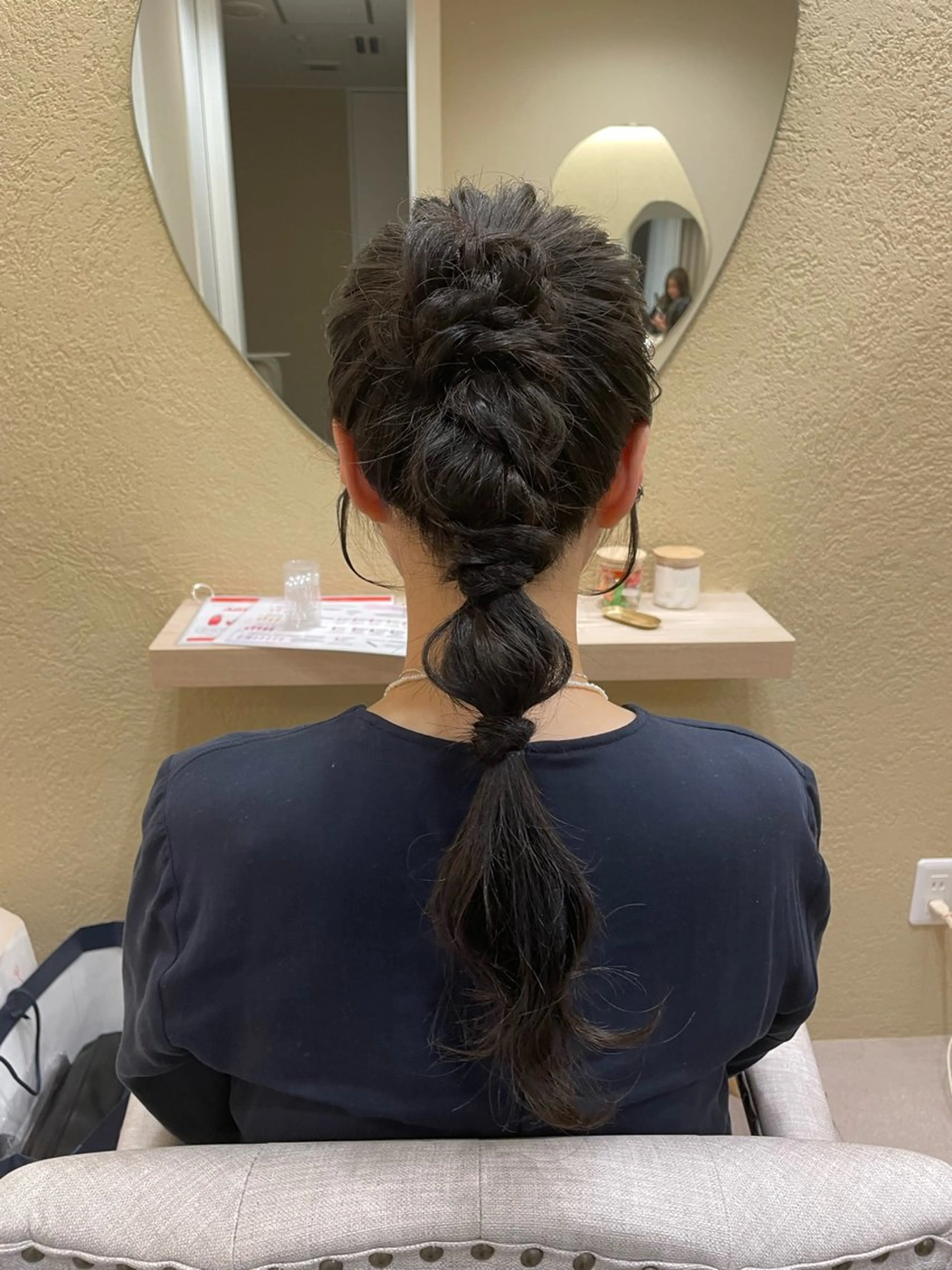 ロング ヘアアレンジ ヘアセット ユ ミのヘアスタイル