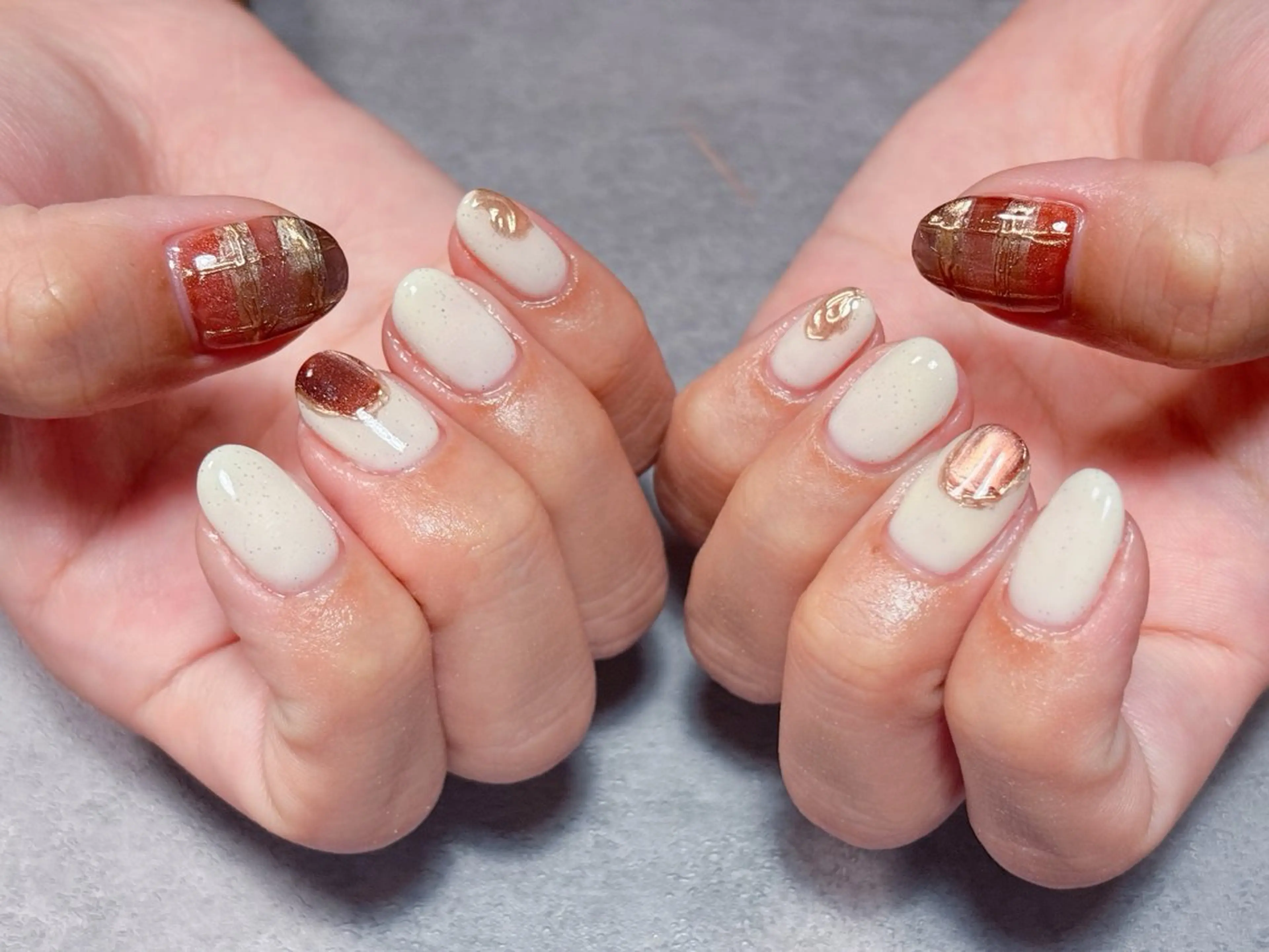 ネイル アートネイル チークネイル ジェルネイル ハロウィン マグネットネイル ハンドネイル ハンドケア ゆ か_Nails💫のネイルデザイン