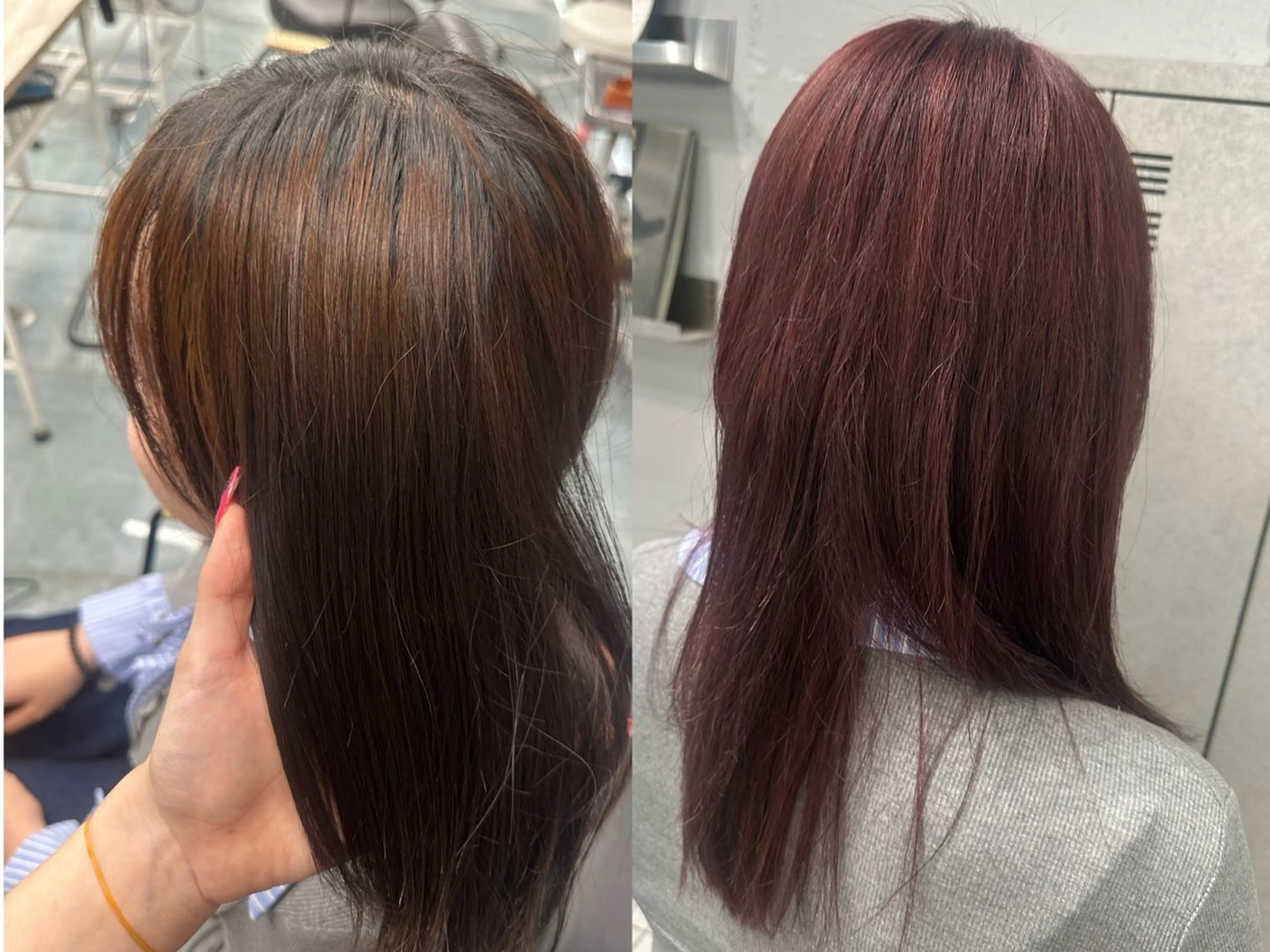 ミディアム カラー ヘアカラー eyelist : shiho.:*☆のヘアスタイル