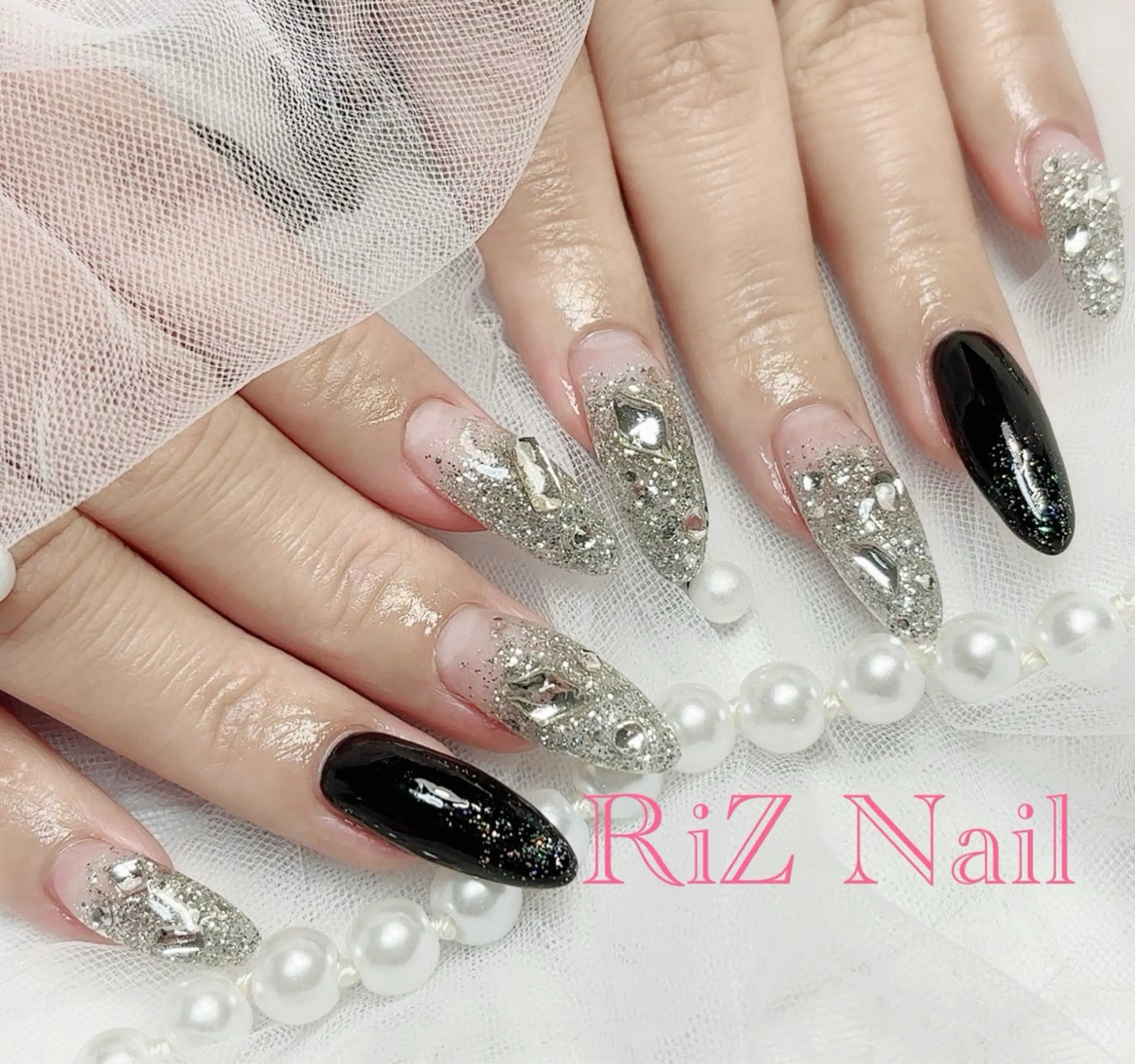 ネイル 長さ出し RiZ nail salonのネイルデザイン