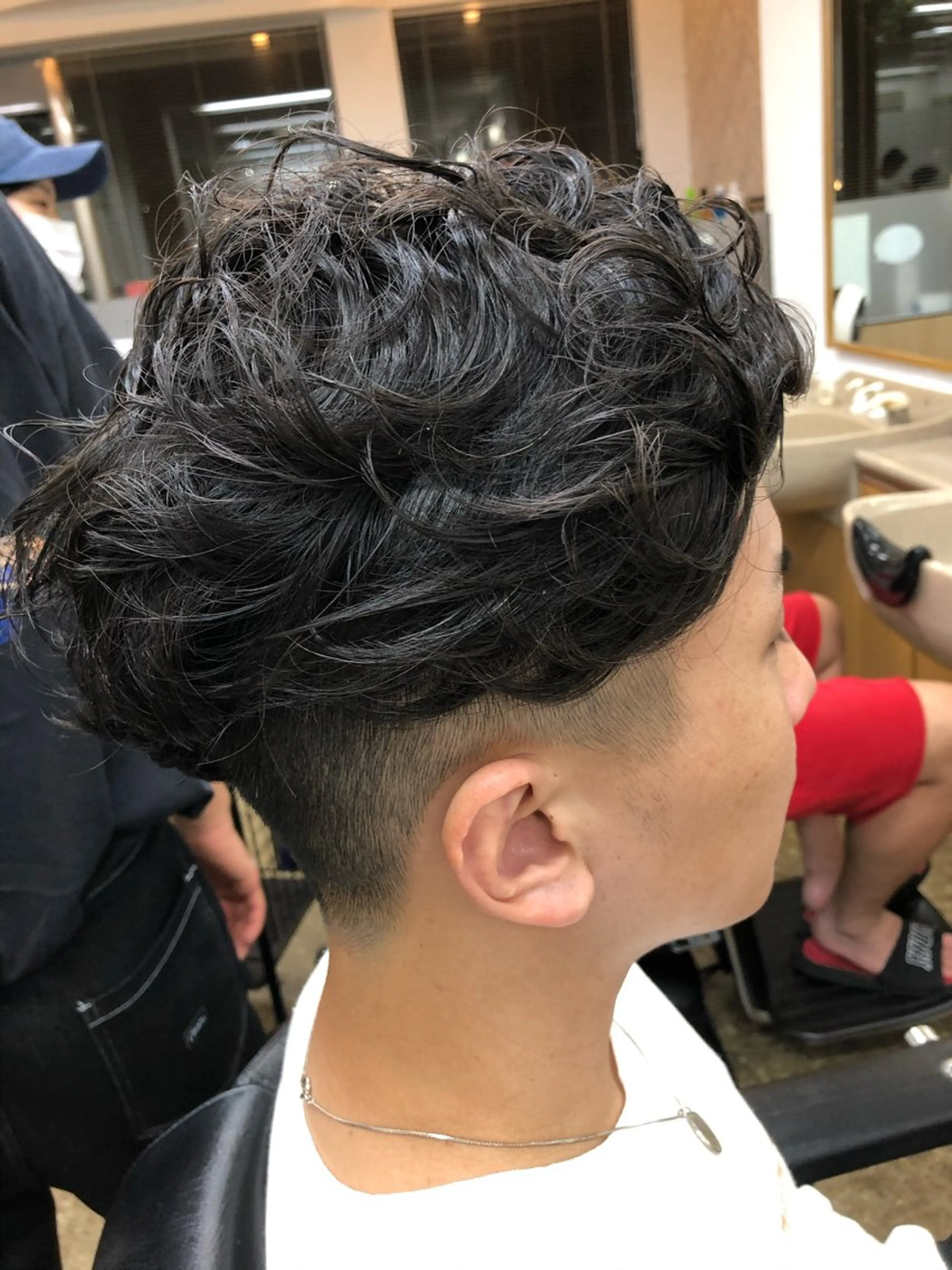 ミディアム パーマ メンズ ✂︎men's hair✂︎立石亮のヘアスタイル