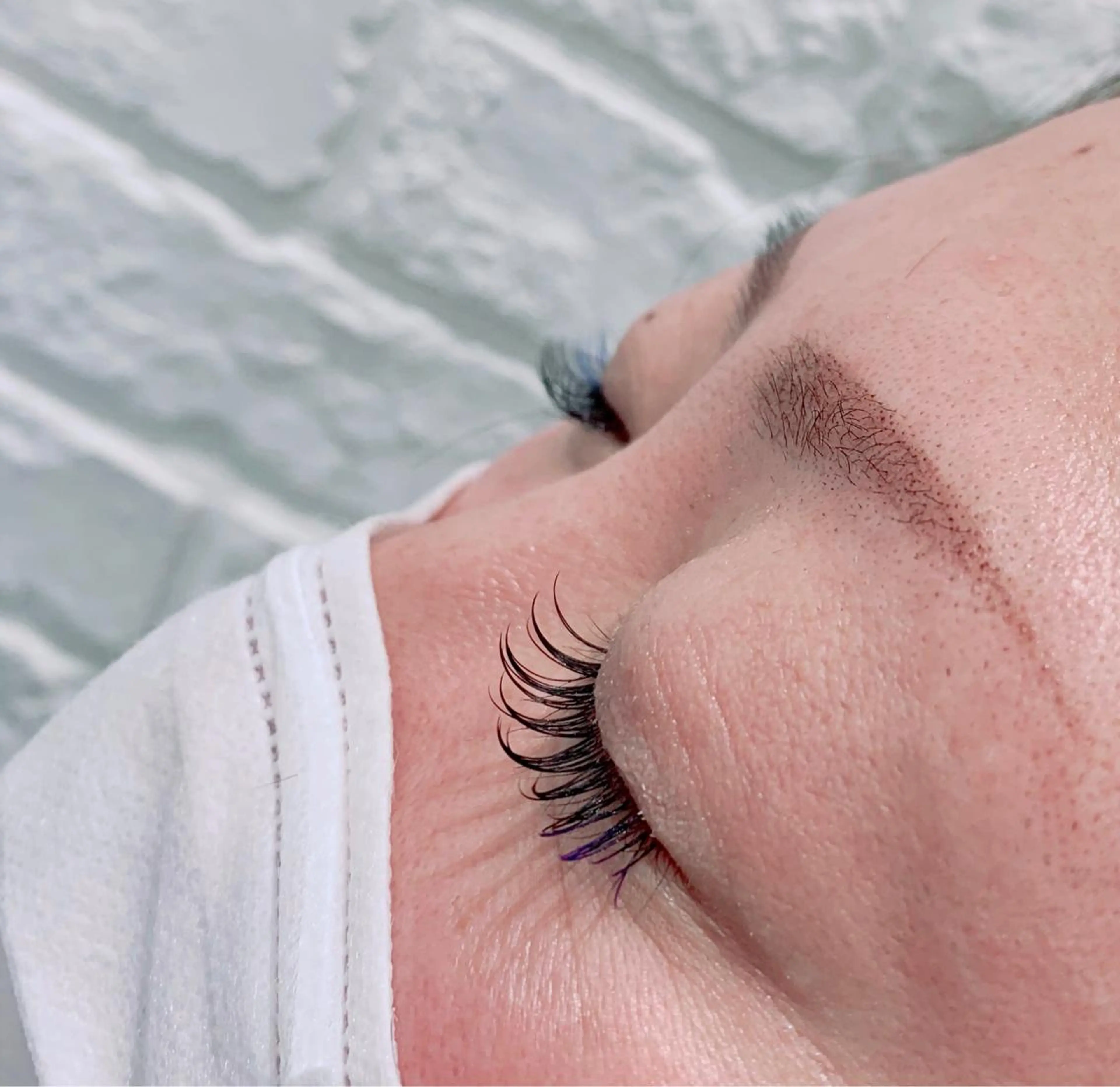 マツエク・マツパ フラットラッシュ Daisy hair eyelashのマツエク・マツパデザイン