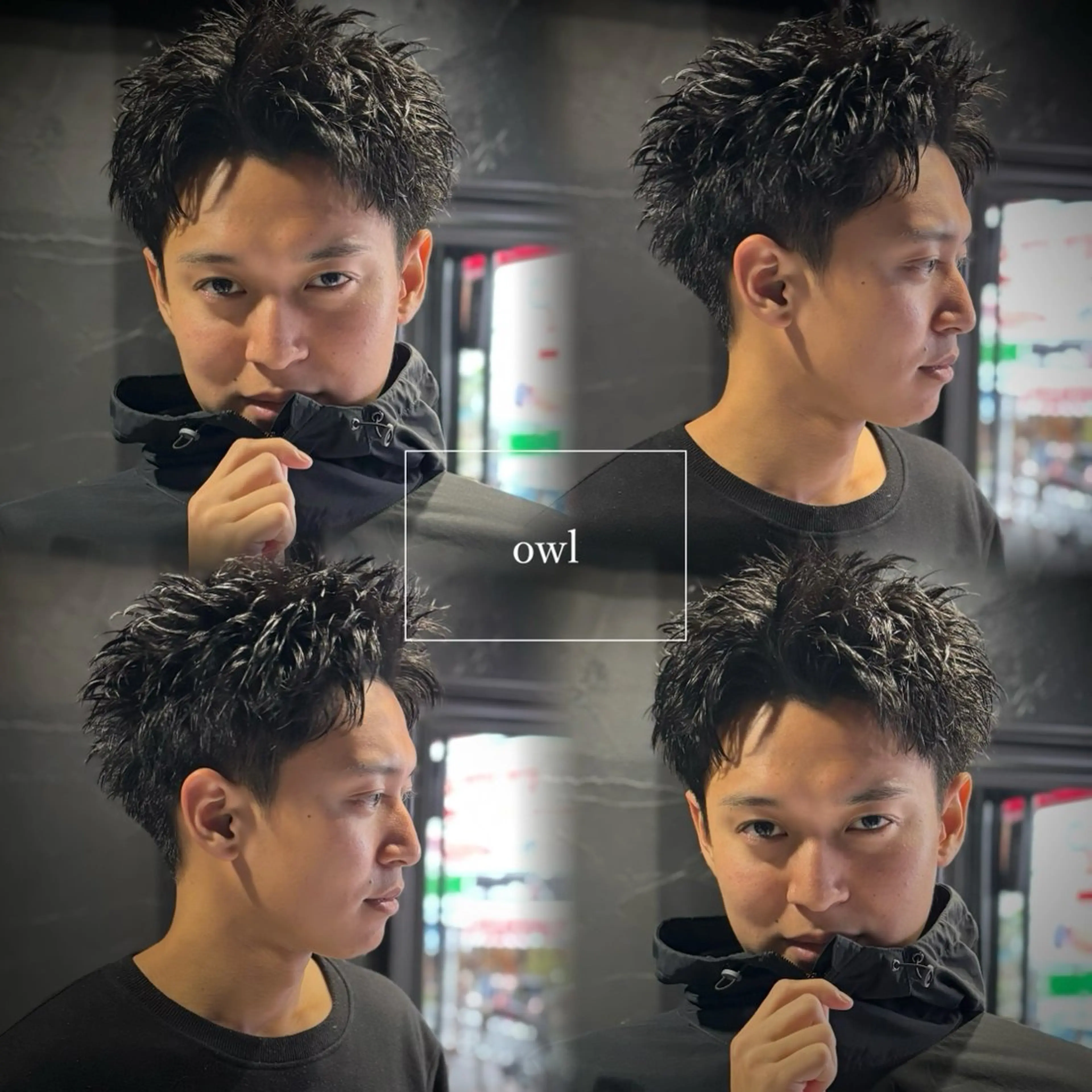 ショート メンズ カット ヘッドスパ ヘアセット スパイキーショート 心斎橋【戸兵吏駒】のヘアスタイル