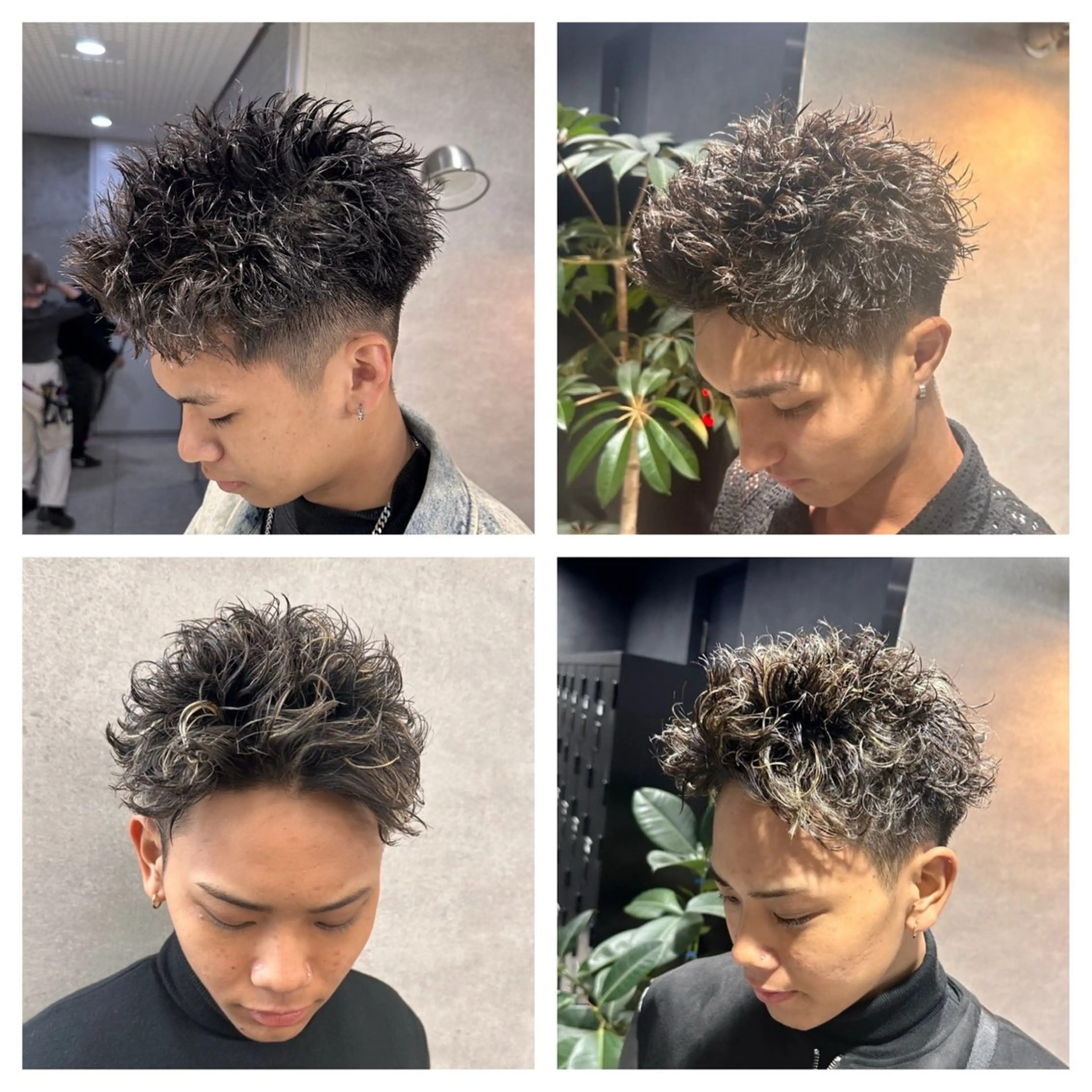 パーマ メンズ 🔥フェザーパーマ 特化🔥勇斗のヘアスタイル