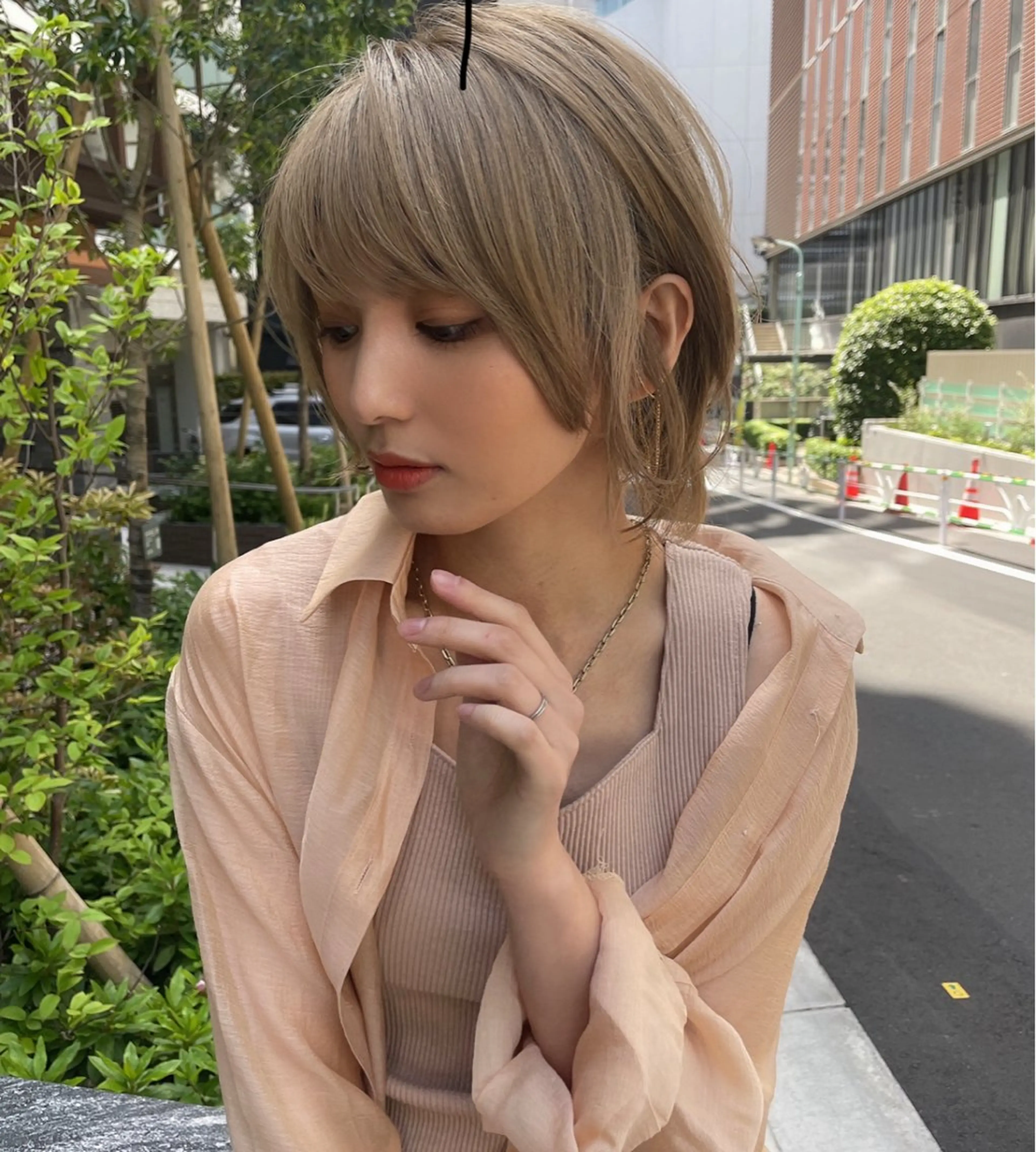 ショート カット ヘアカラー トリートメント Reve Resort池袋のヘアスタイル