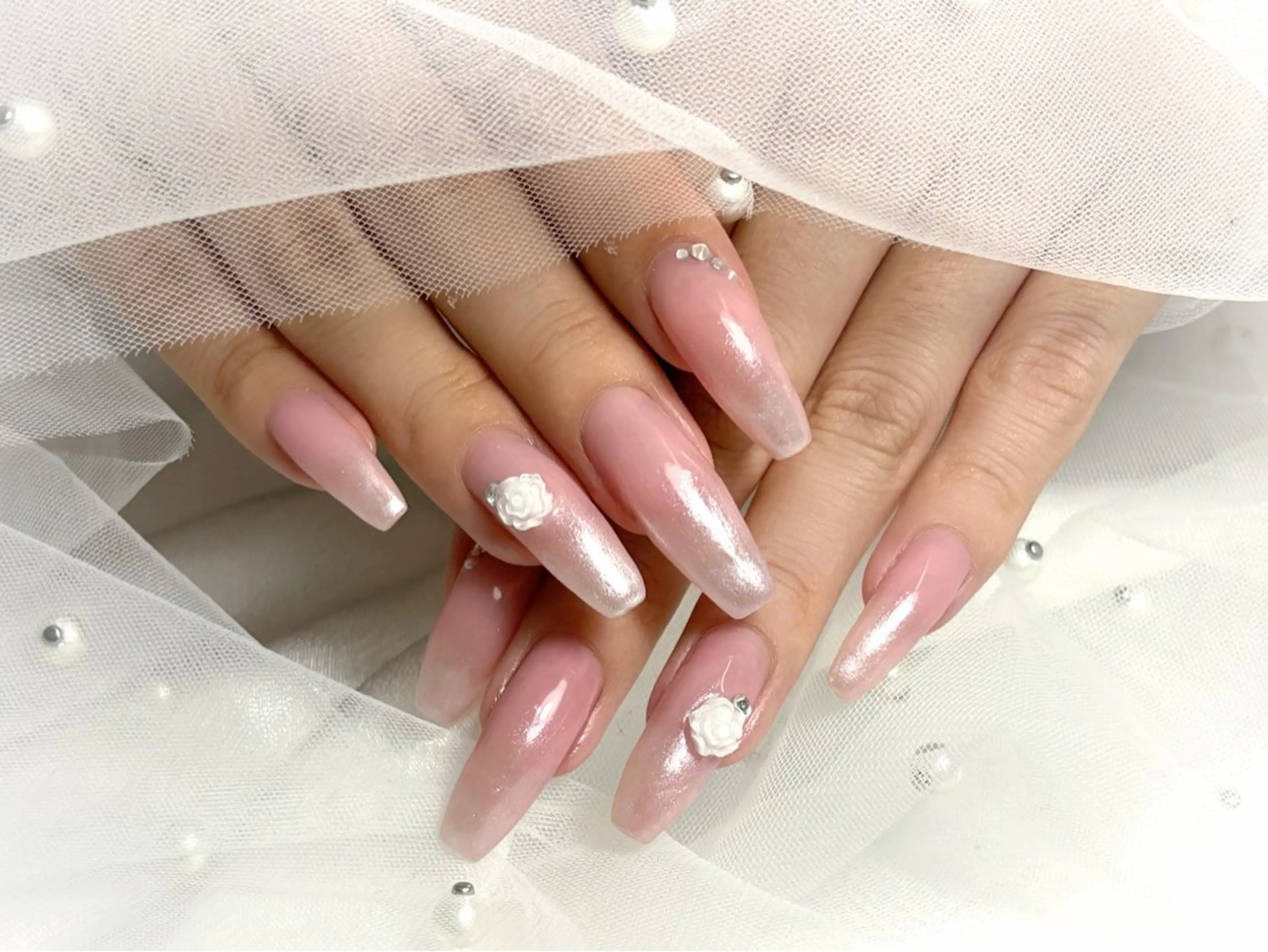 ネイル グラデーション bel fiore 🌟Jr.ネイリストのネイルデザイン