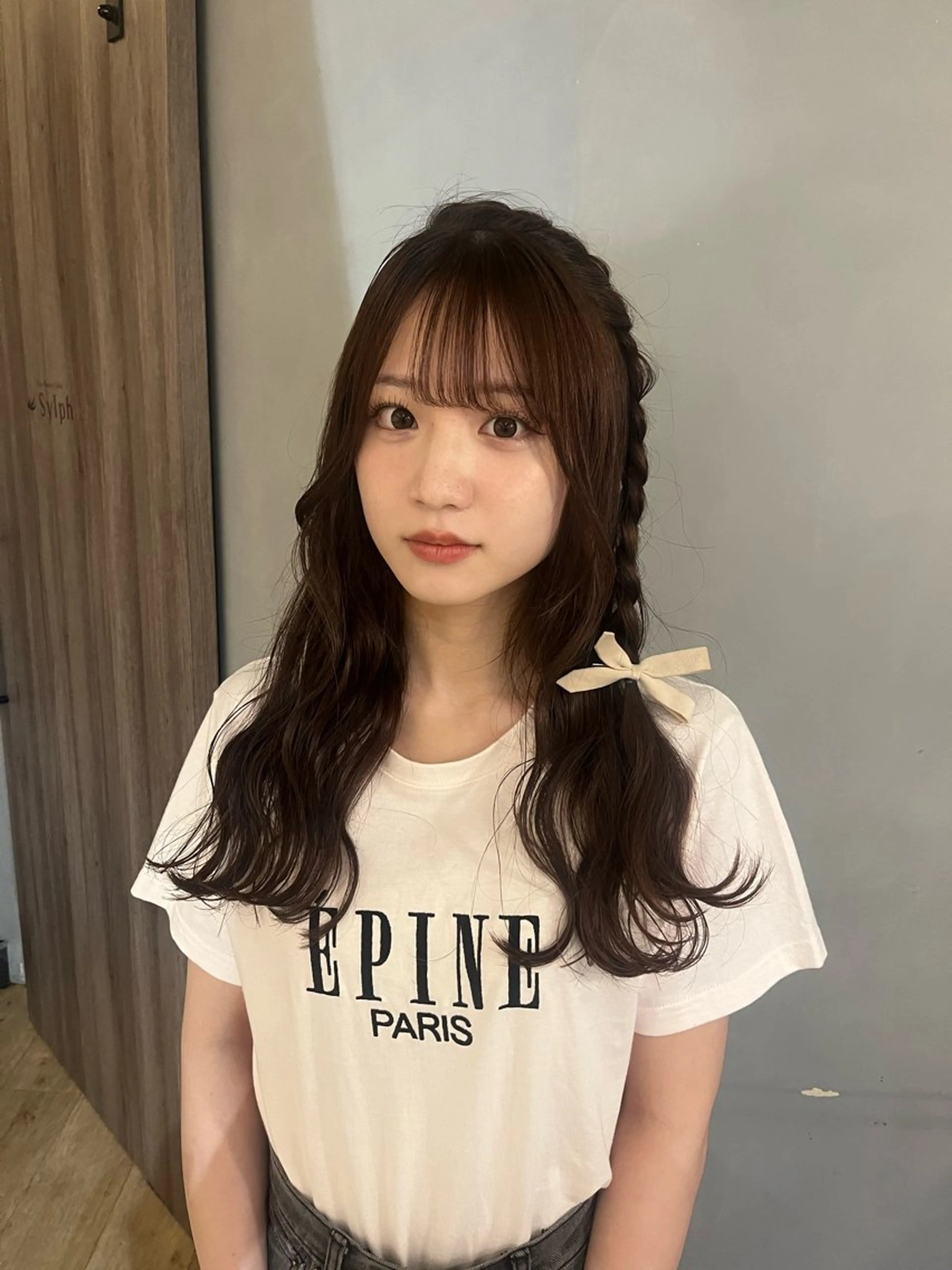 ヘアアレンジ 🎀西川芽依/ 暖色カラー🎀のヘアスタイル