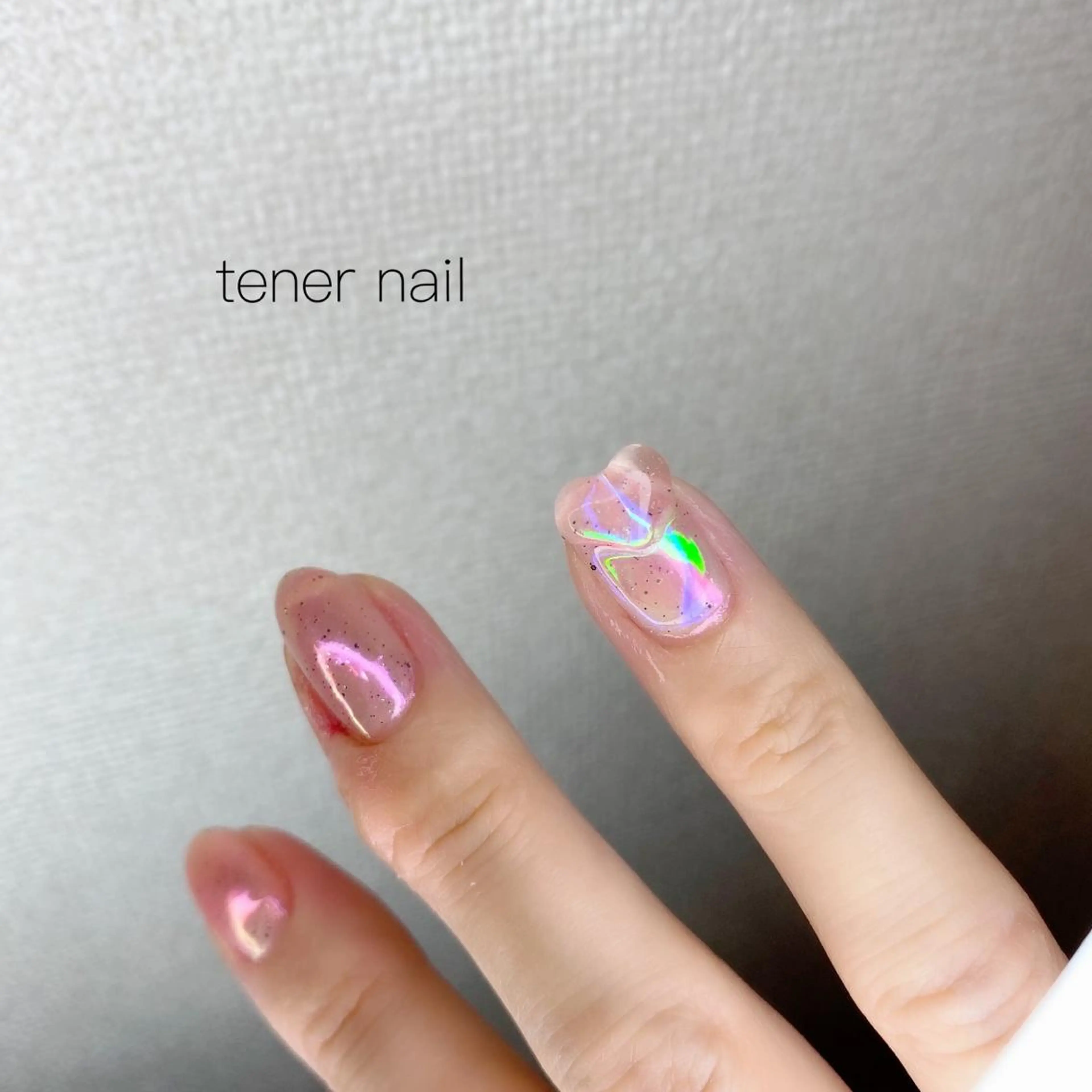 ネイル ハート ぷっくりネイル テネルネイル tener nailのネイルデザイン