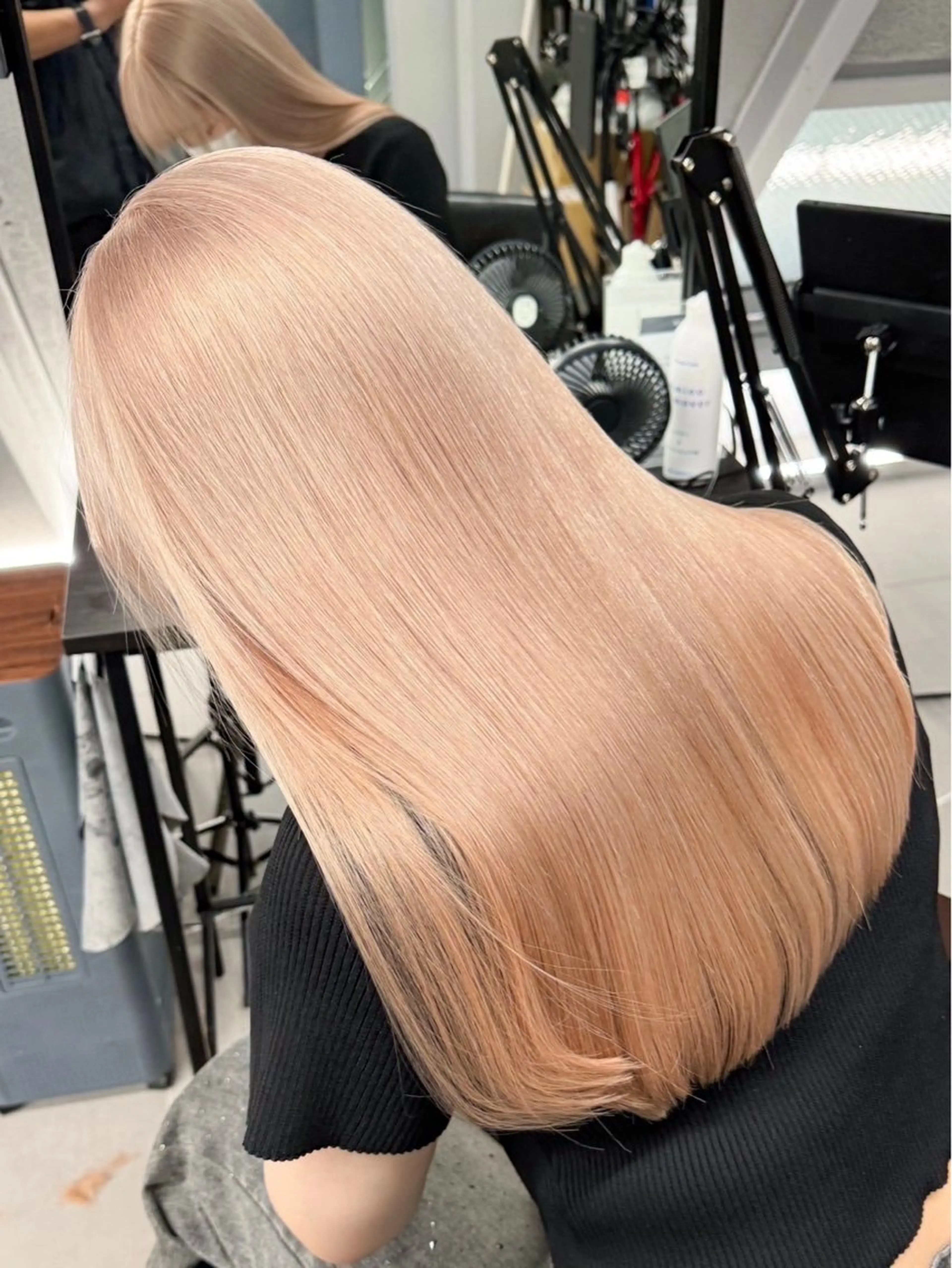 新規様限定クーポン‬【  ブリーチ➕カラー➕トリートメント 💞⠀】リタッチ可能⭕️の写真