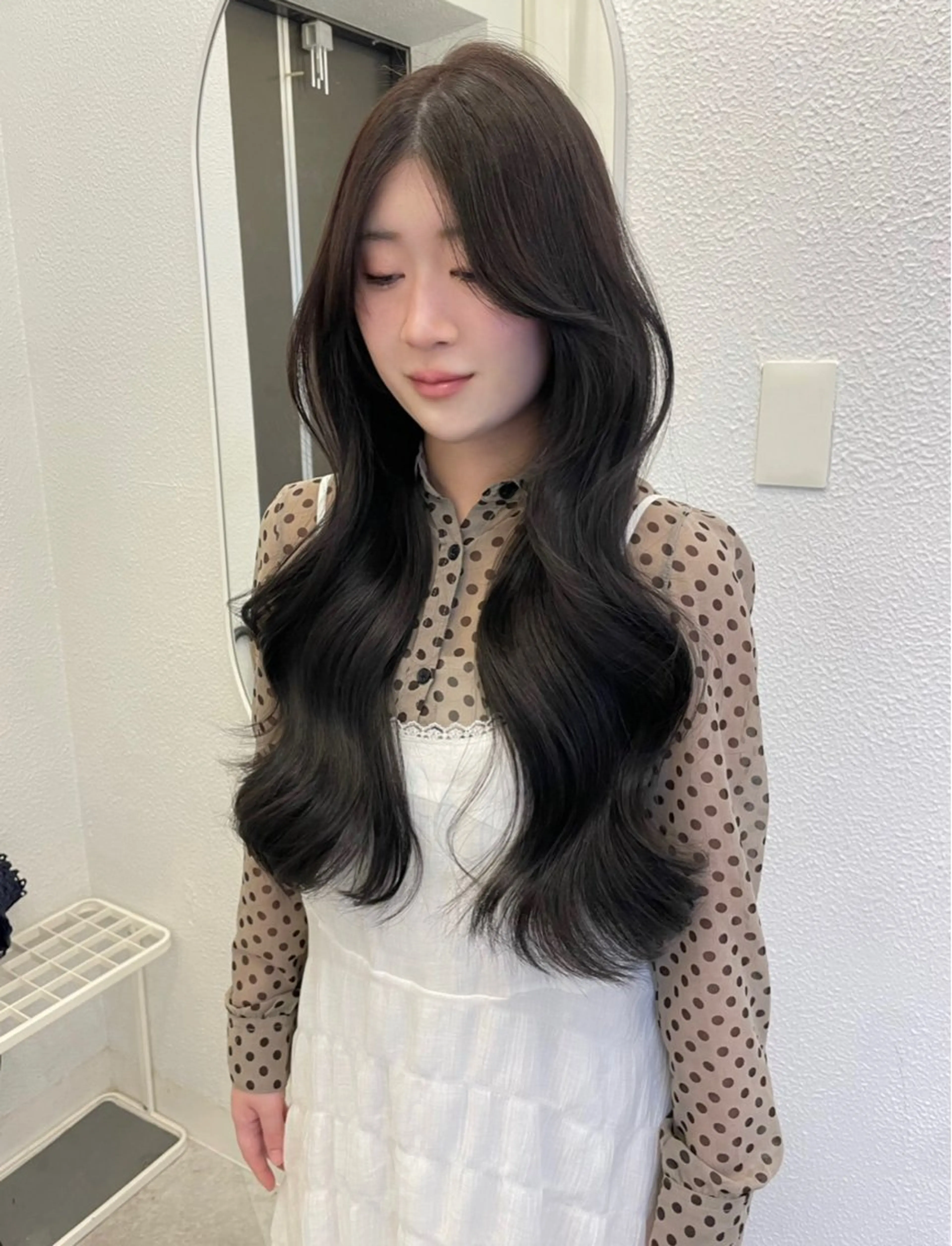 ロング ロングレイヤー ハッシュカット レイヤーカット ロング 髙杉 心のヘアスタイル