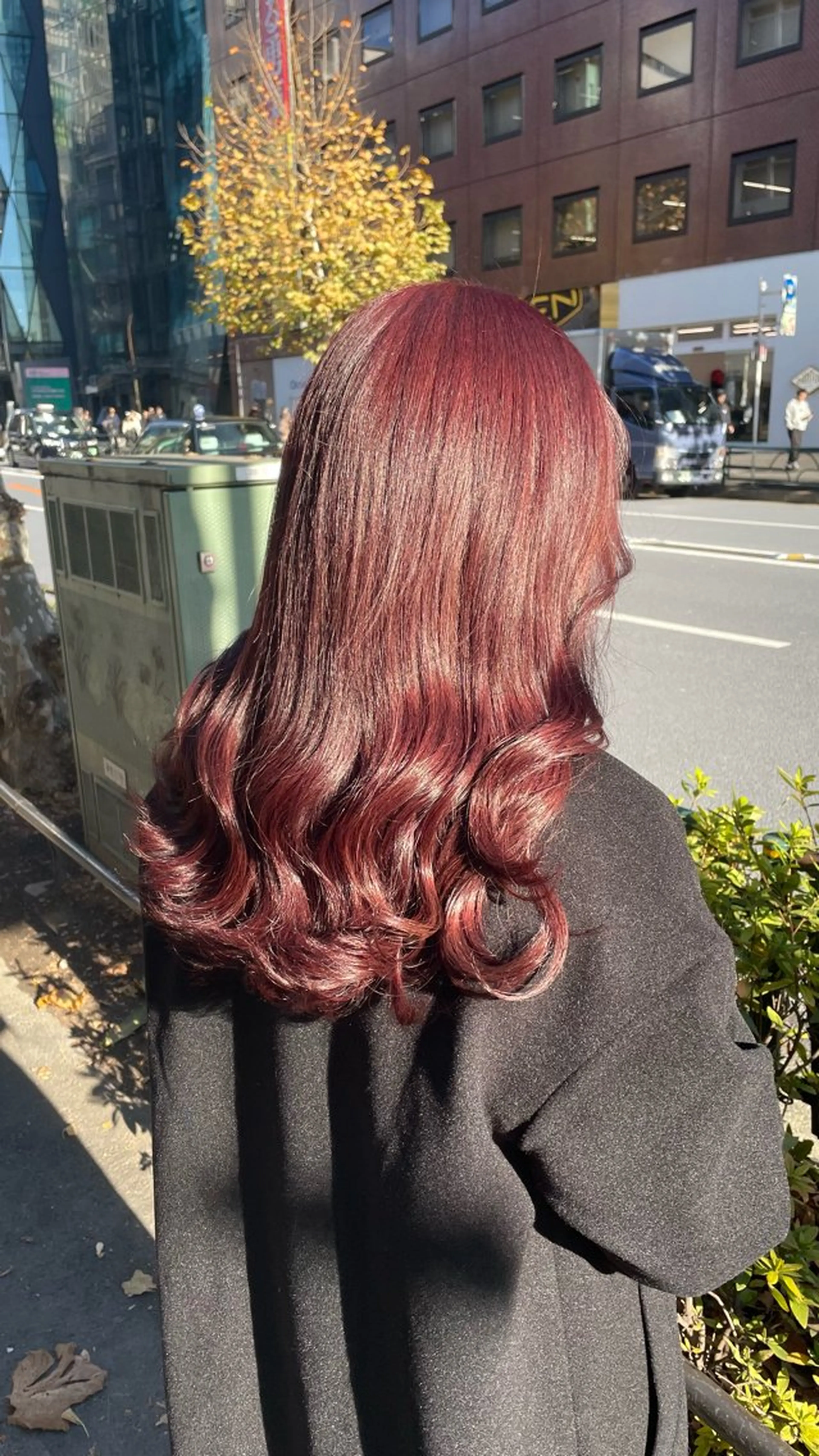 ロング カラー 中韓レイヤー/ ブラウン🤎はやとのヘアスタイル