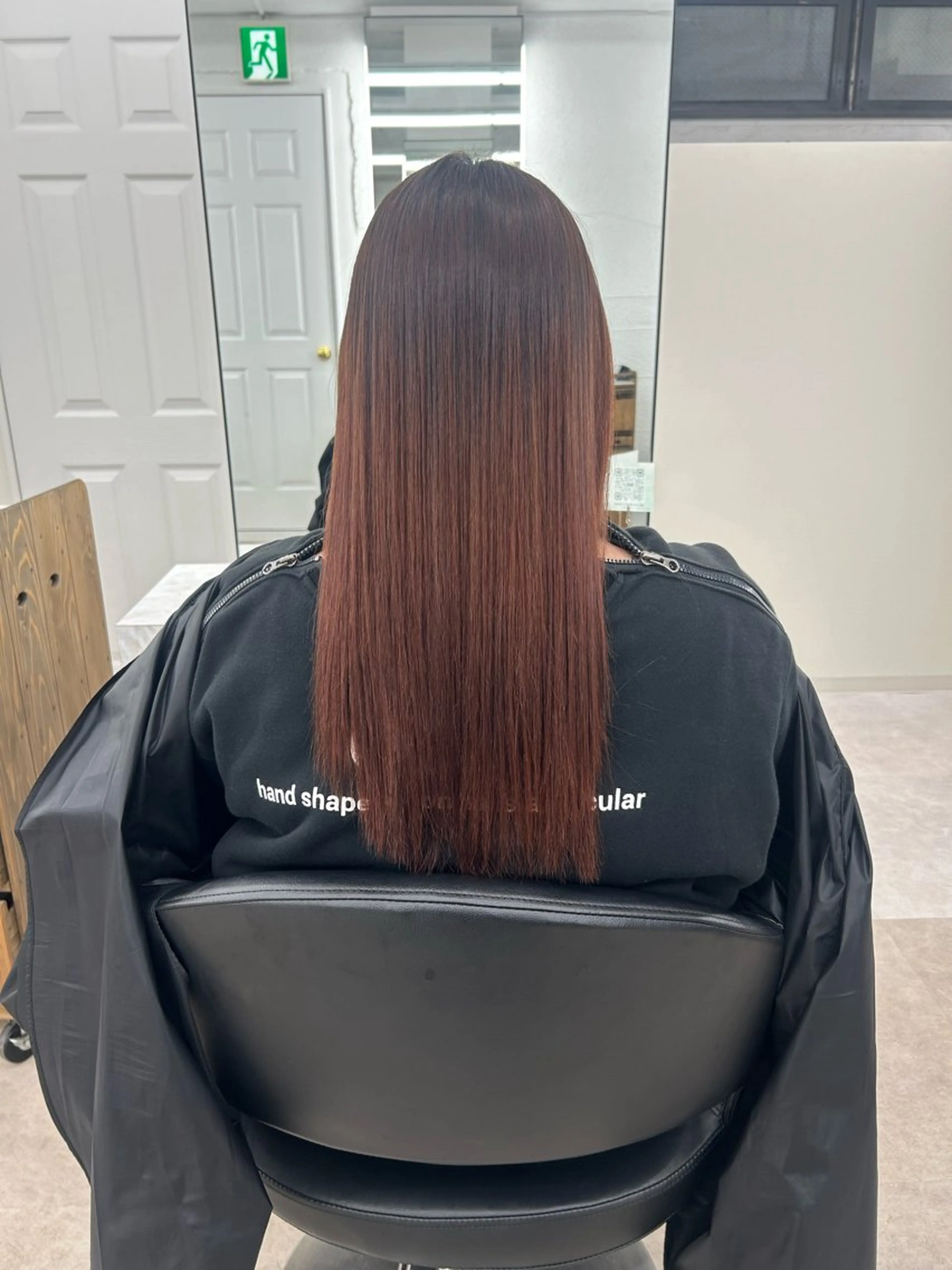 ロング 縮毛矯正 玉川 京のヘアスタイル