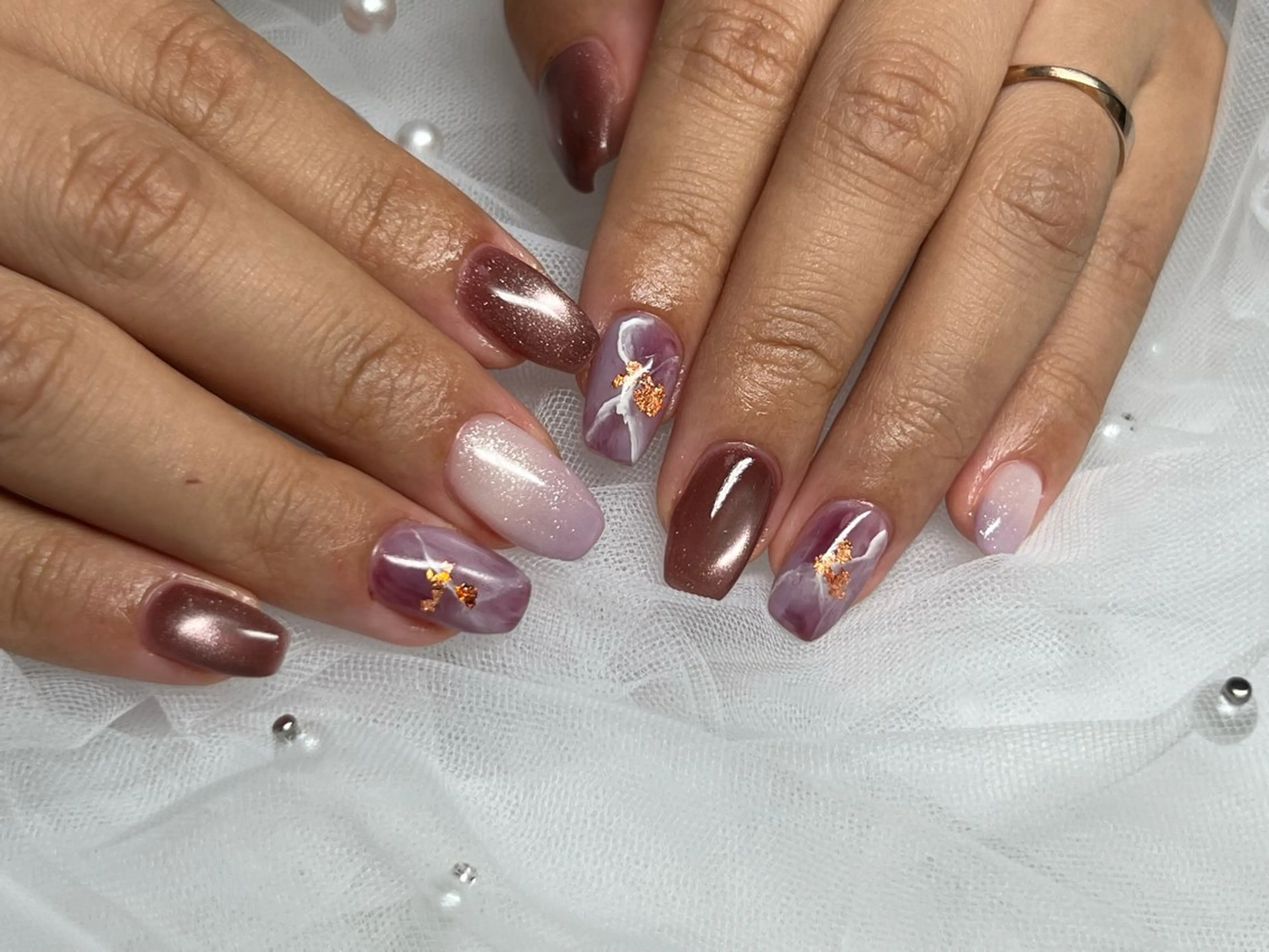 ネイル 鮎川 沙希のネイルデザイン