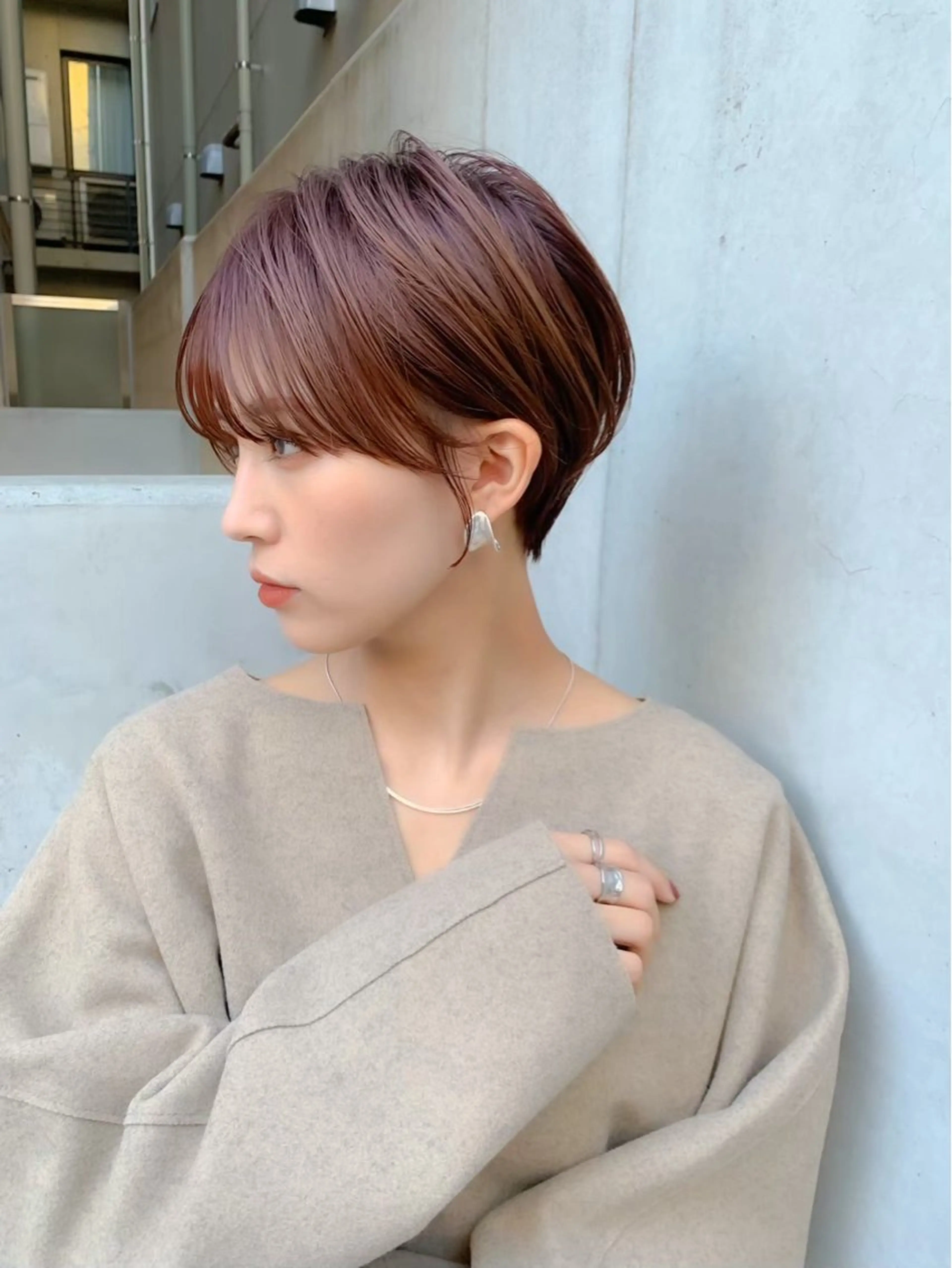 ショート ショートヘア 小顔カット カット ヘアカラー トリートメント ヘッドスパ taiga レイヤー /髪質改善/矯正🌈のヘアスタイル