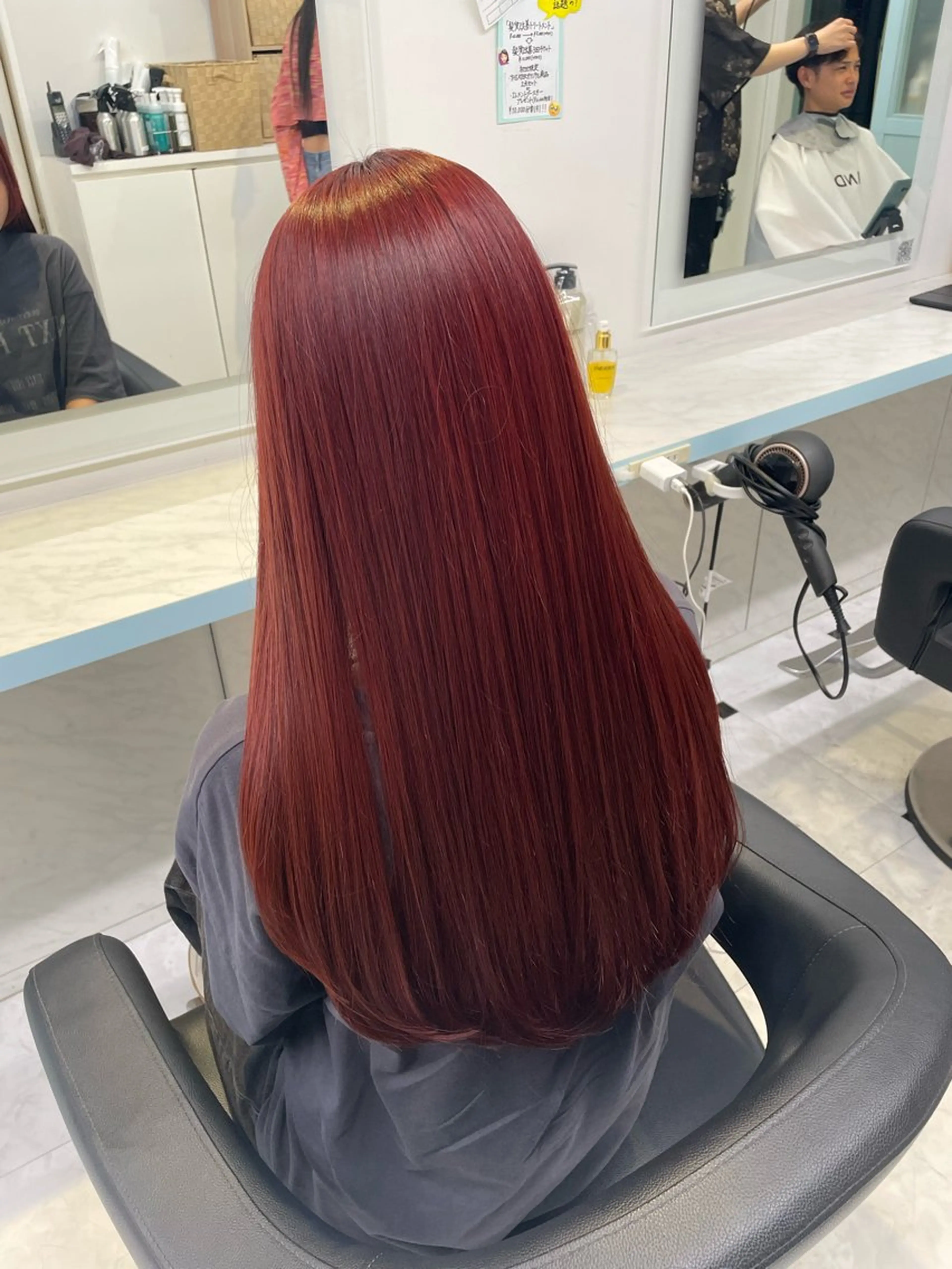 カラー ヘアカラー 🇰🇷韓流暖色ヘア 🍒saaya🍒のヘアスタイル