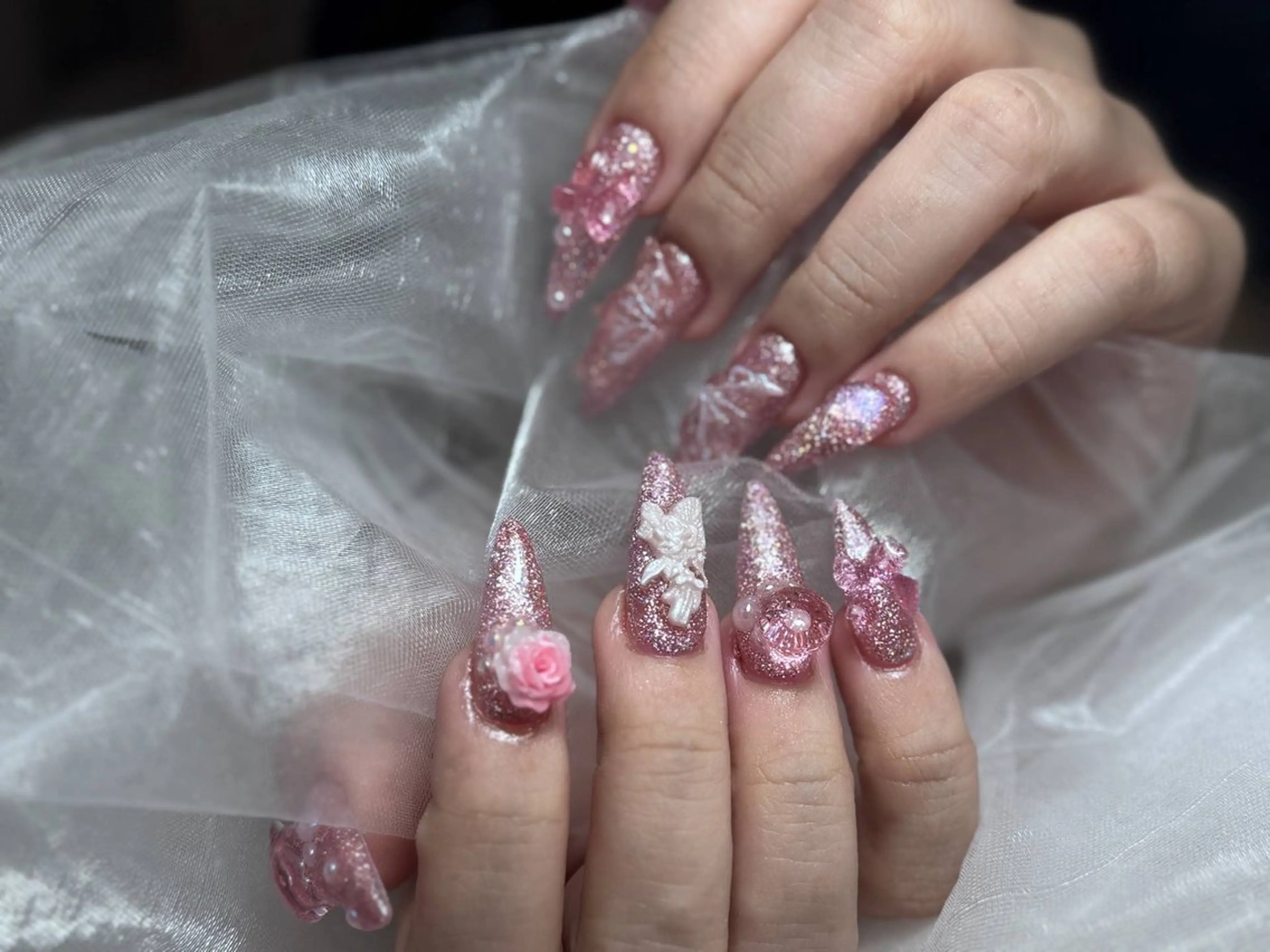 ネイル アートネイル フレンチネイル ジェルネイル ニュアンスネイル オフィスネイル NIE MoMoのネイルデザイン