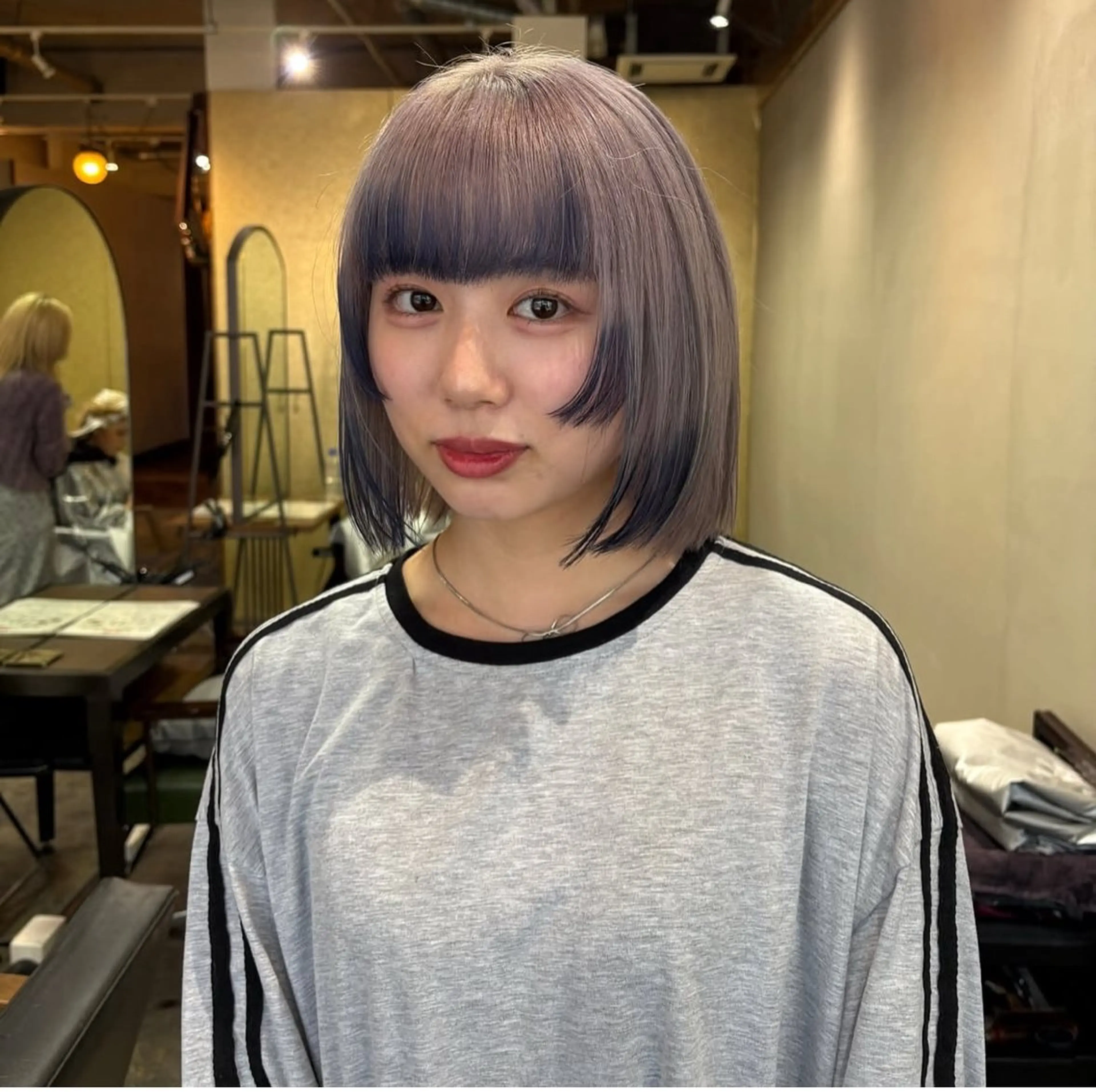 ミディアム トリートメント ブリーチ/ハイトーン /心斎橋/カノンのヘアスタイル