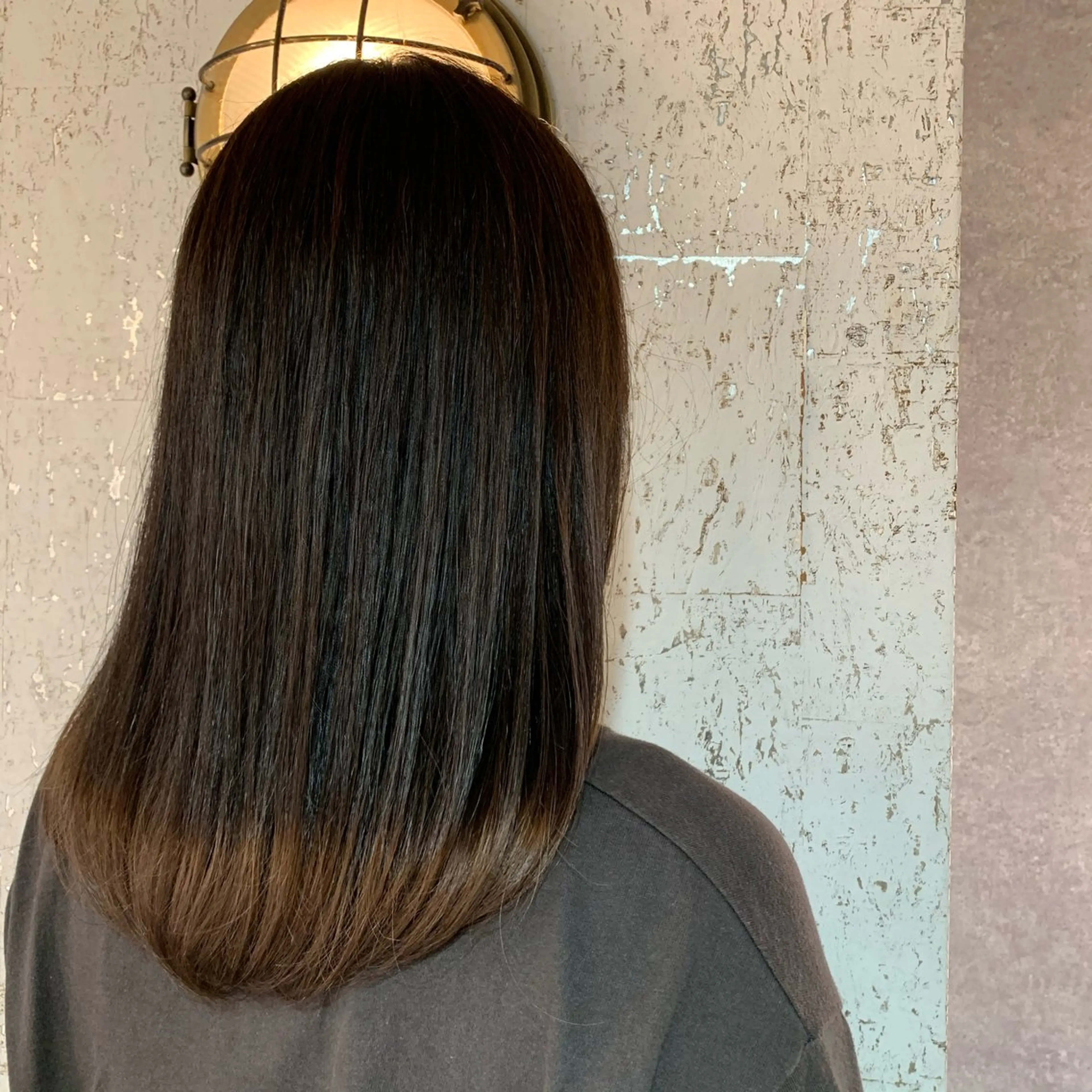 セミロング カラー stylist/ボブ ことの/韓国レイヤーのヘアスタイル