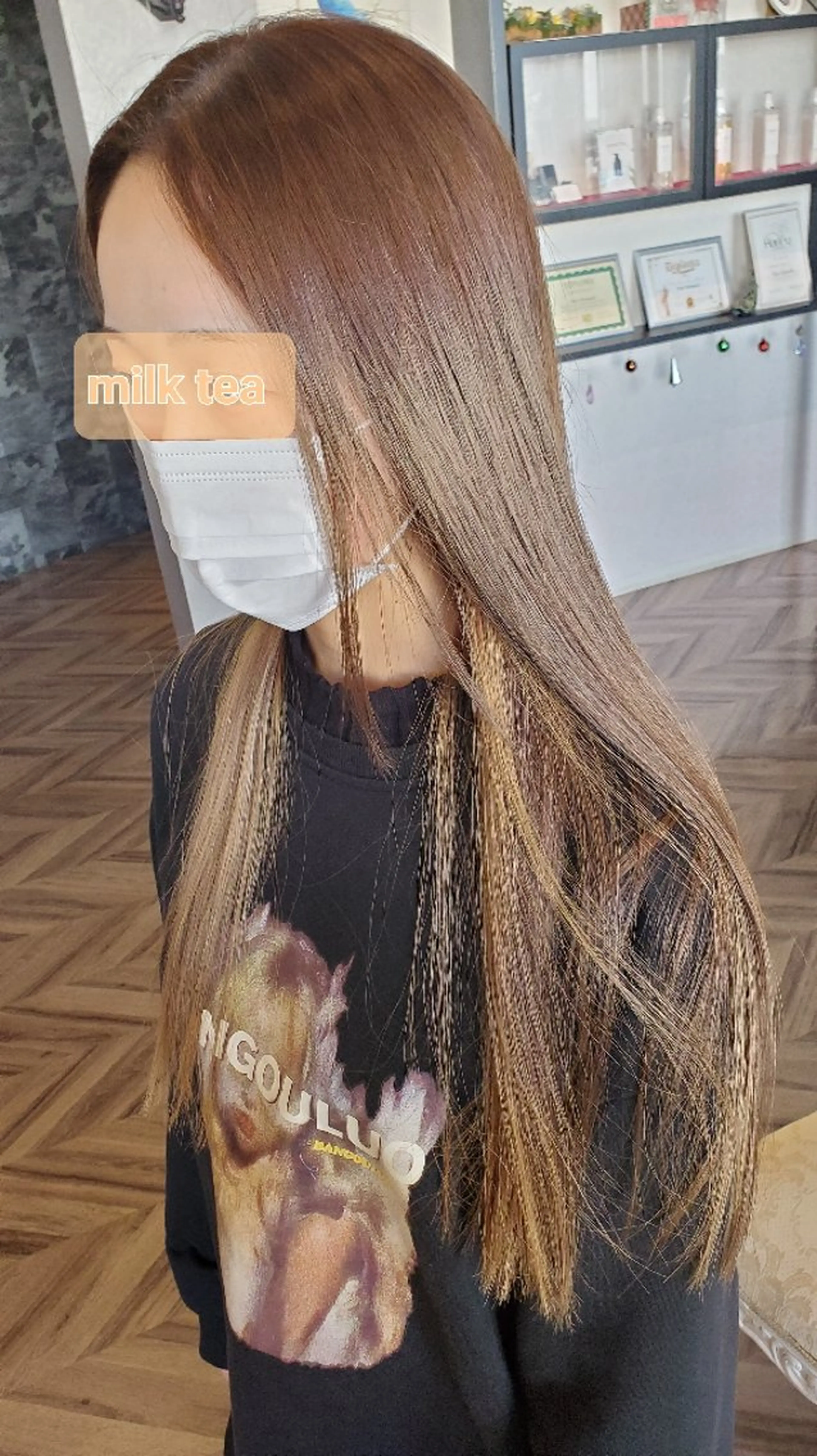 ロング カラー ハイトーンカラー ヘアカラー 小島　崇義 ブリーチお任せ下さいのヘアスタイル