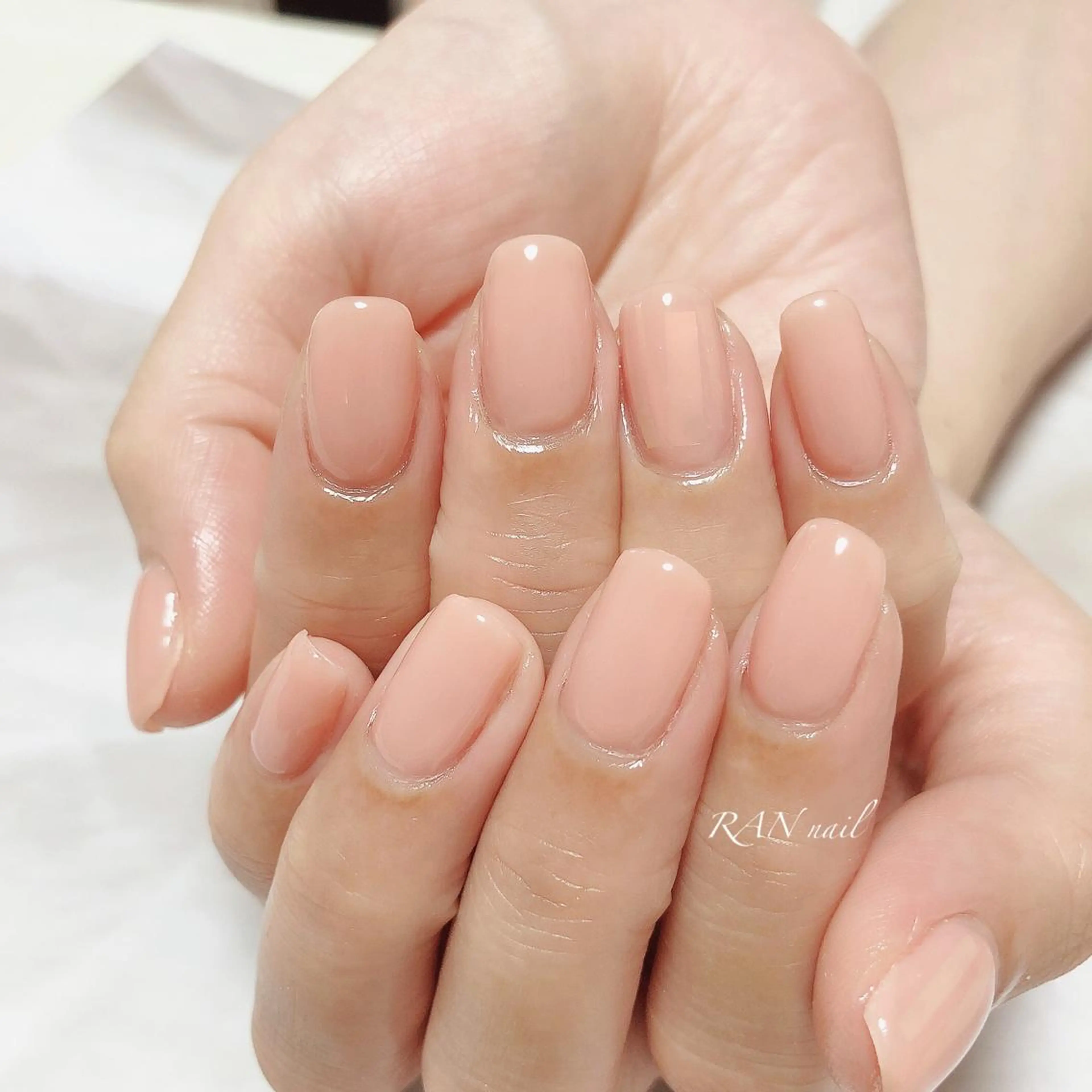 ネイル ジェルネイル ワンカラーネイル パラジェル ピンク 春ネイル ハンドネイル フットネイル RAN nail 〜ランネイル〜所属・RAN nailのネイルデザイン