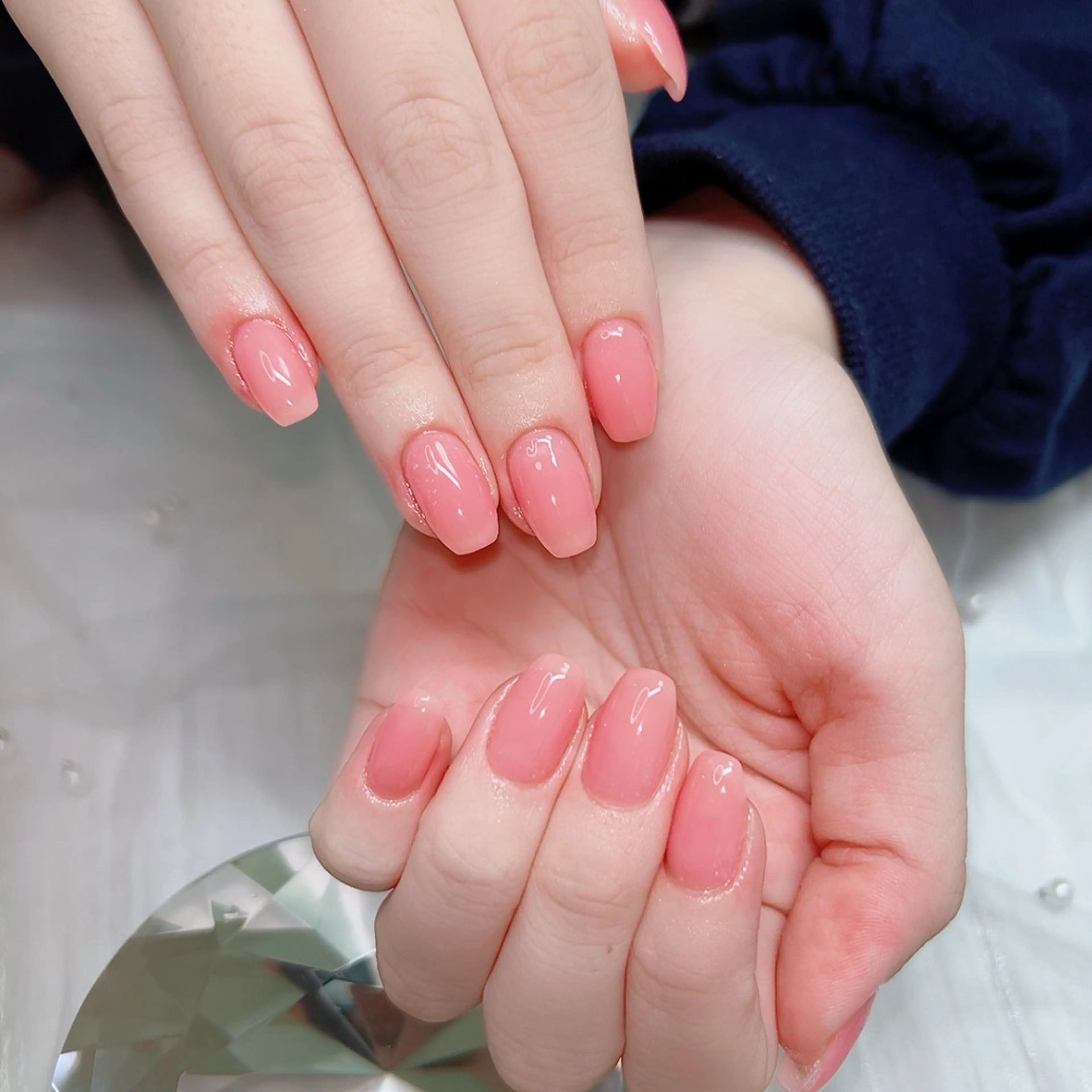 ネイル アートネイル フレンチネイル ジェルネイル グラデーション マグネットネイル ハンドネイル Cute Tips nailのネイルデザイン