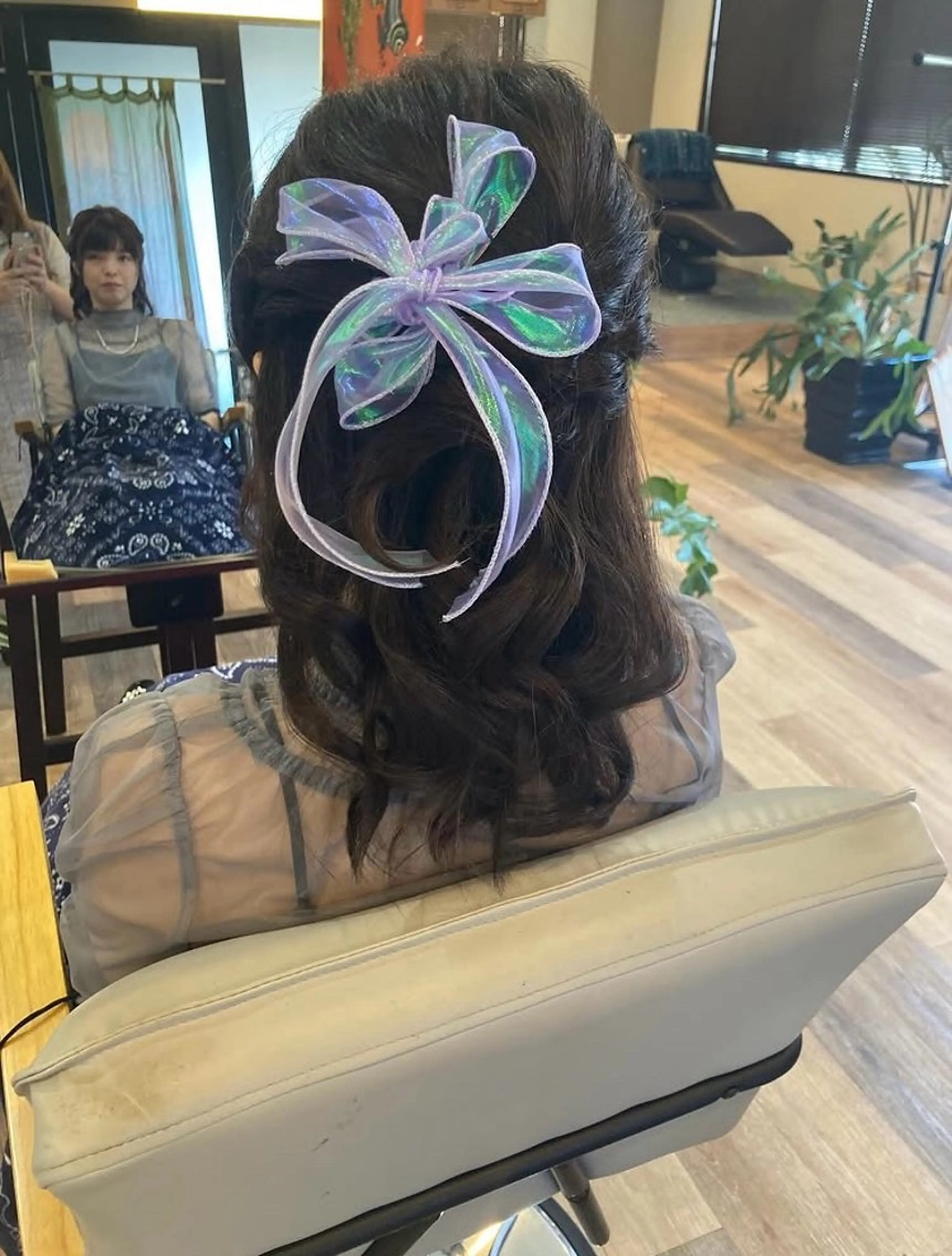 セミロング ヘアセット 中野 紹江のマツエク・マツパデザイン