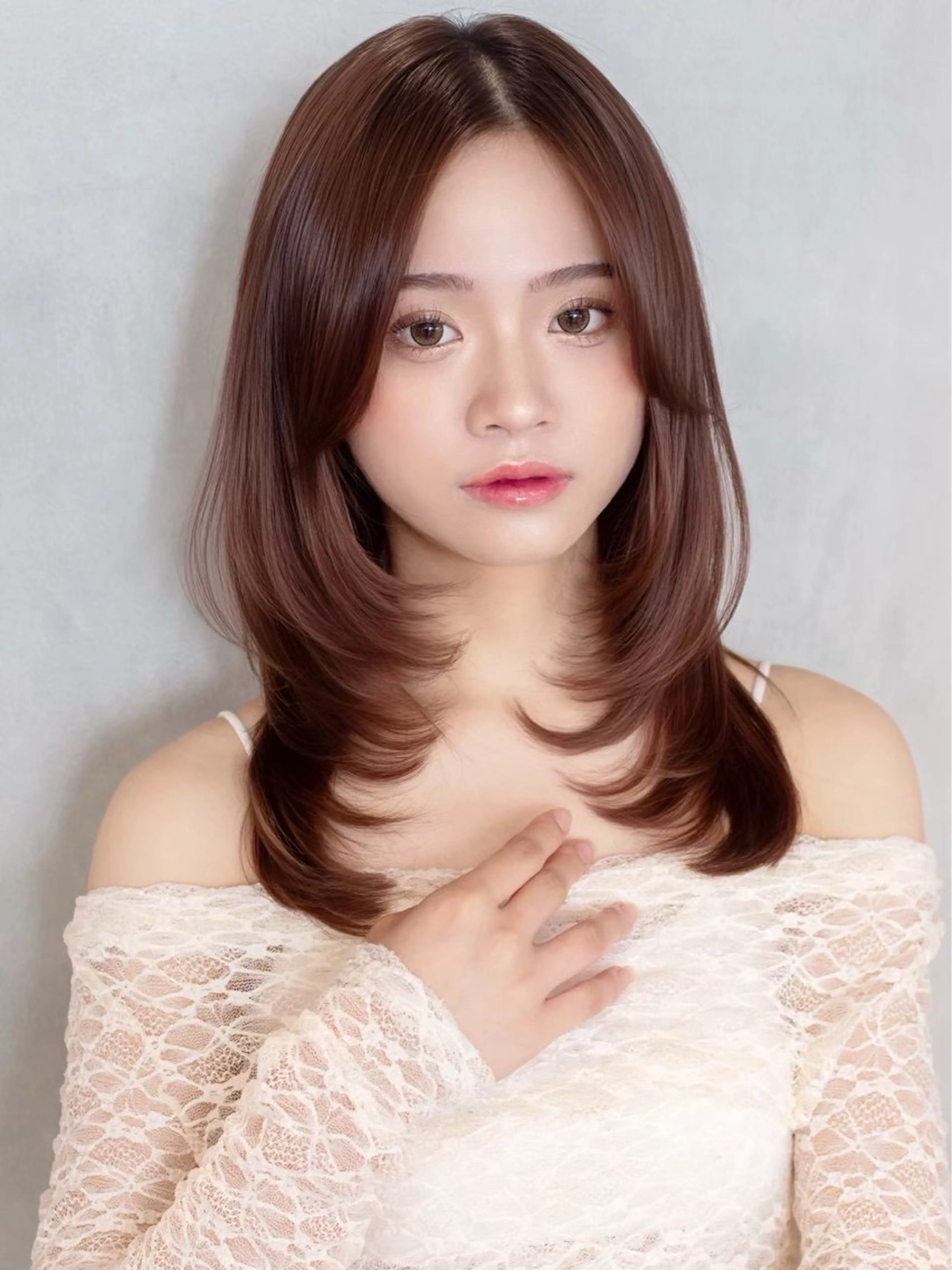 ロング 矯正/艶髪/レイヤー /ボブ/桒山航季のヘアスタイル