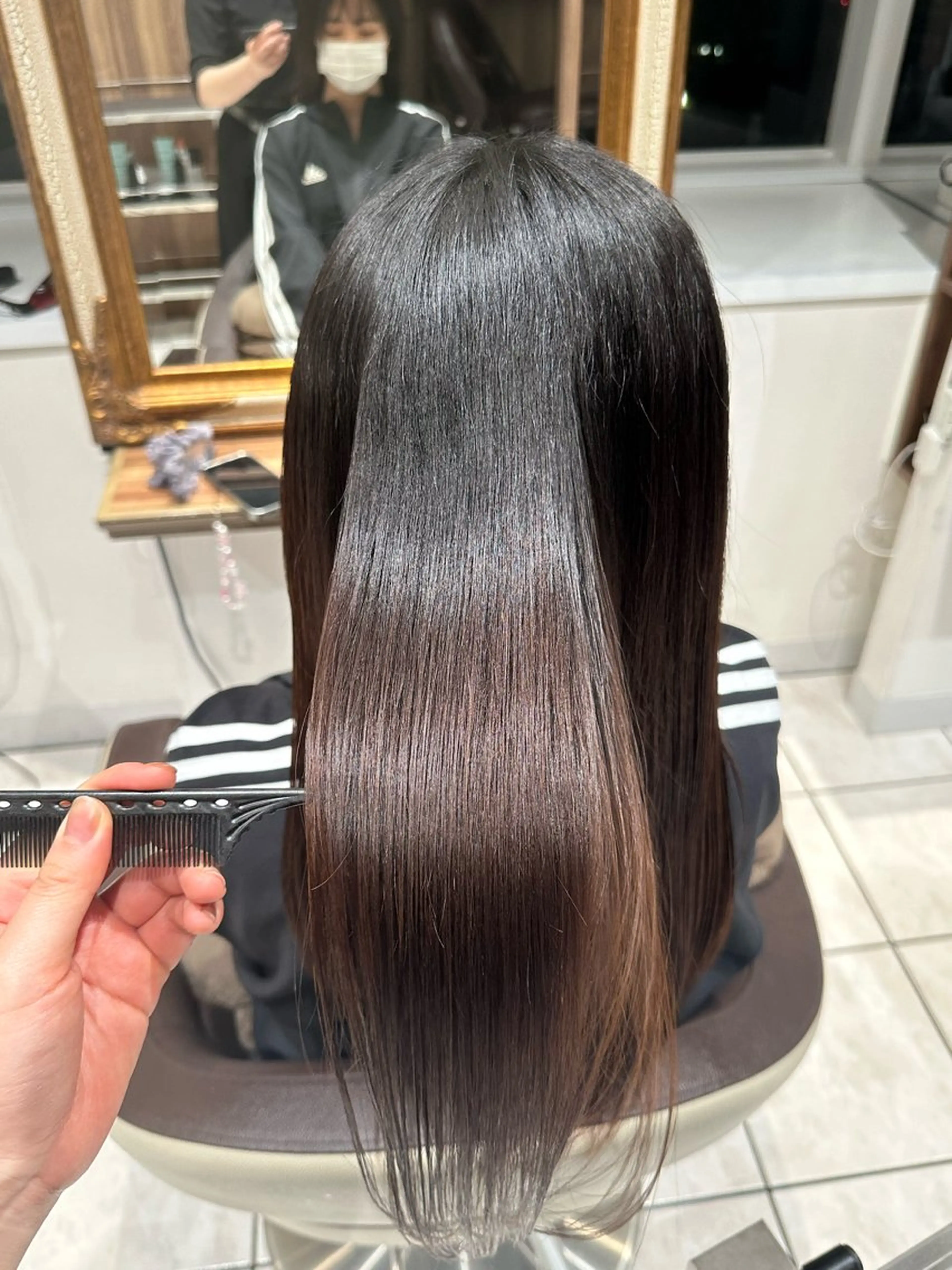 ロング パーマ Ash日暮里 /momijiのヘアスタイル