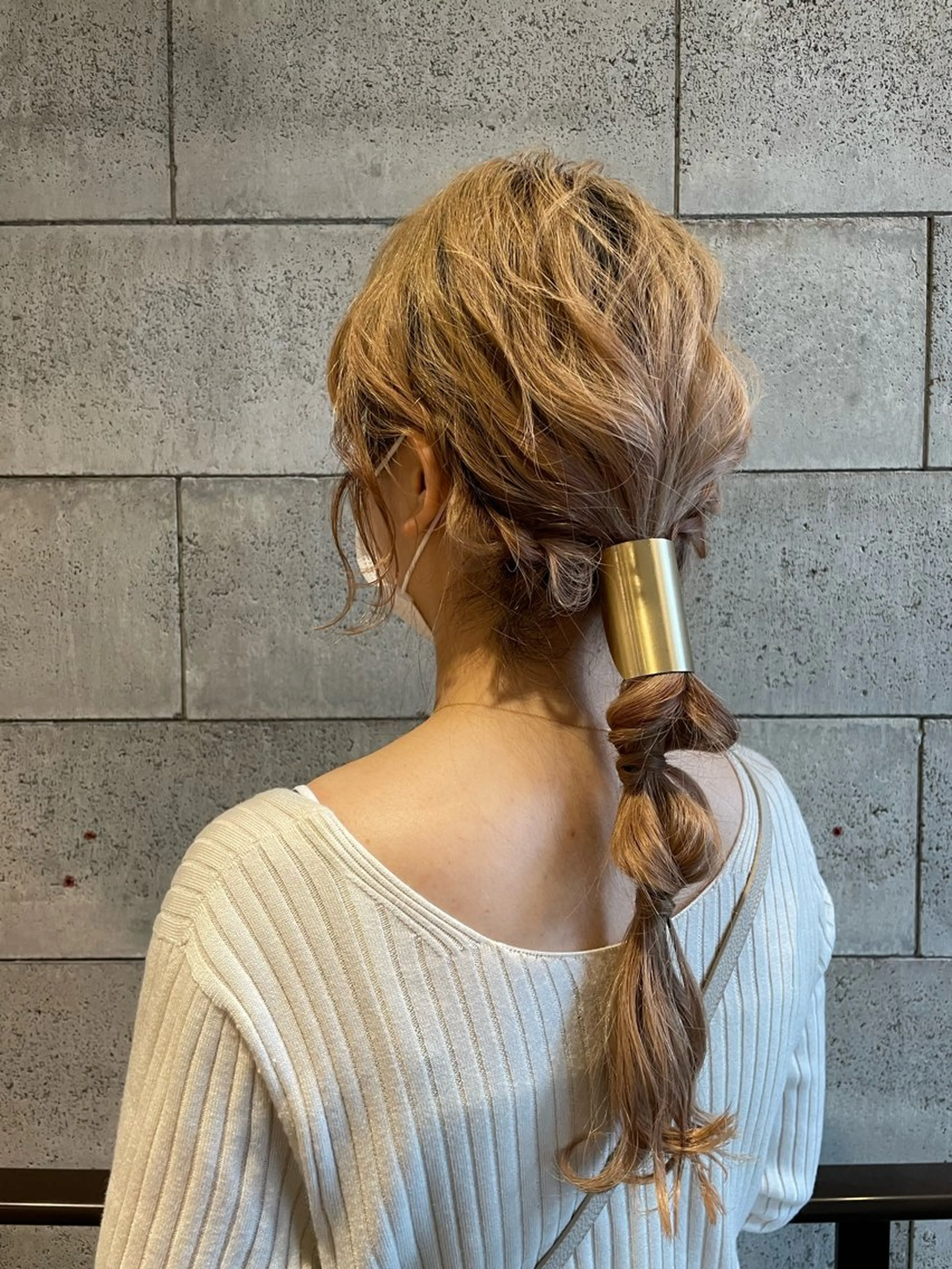 ロング カラー ヘアアレンジ ヘアカラー 相良 美羽のヘアスタイル