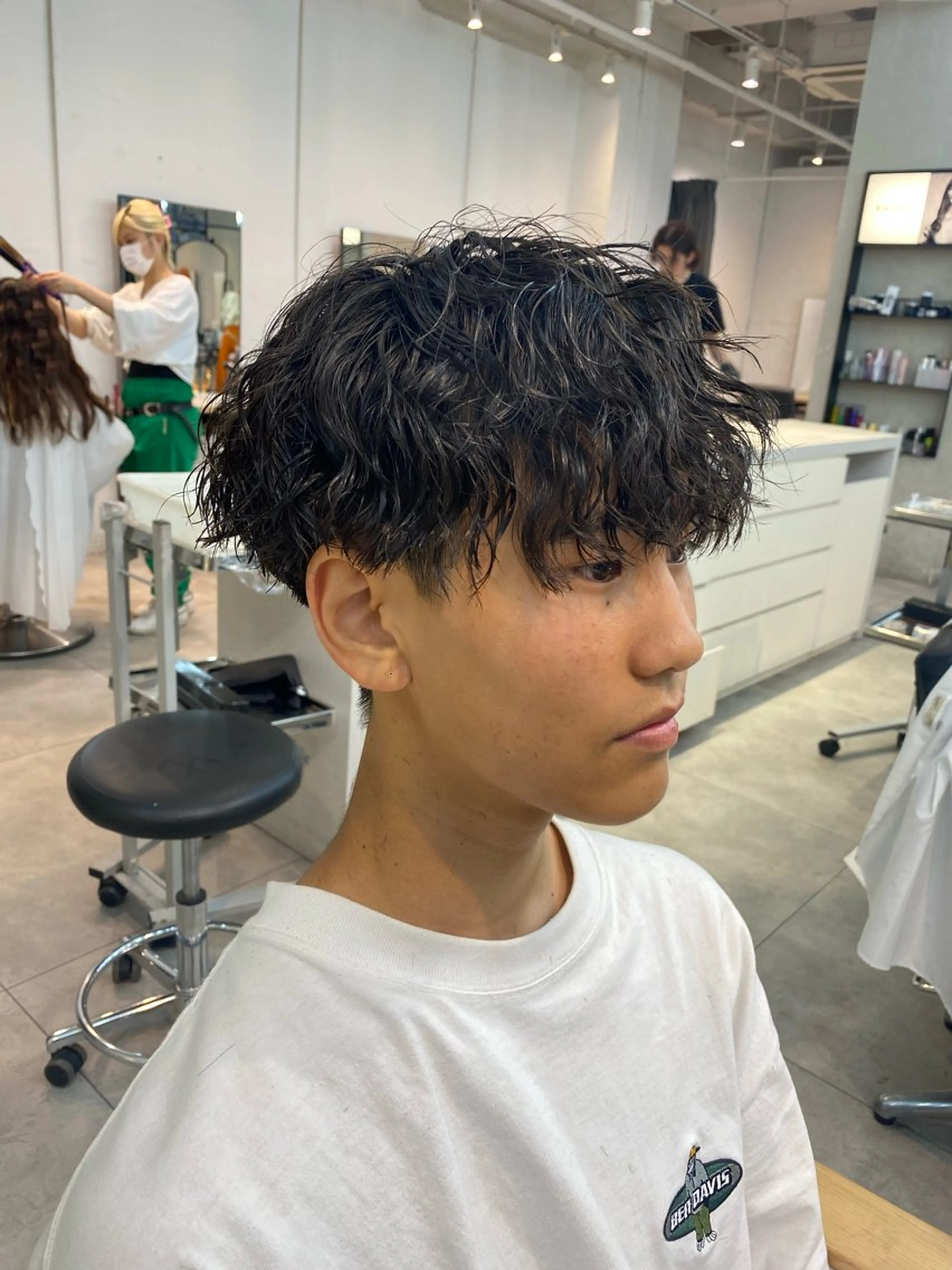 パーマ メンズ 新宿【メンズパーマ】 塩澤太一のヘアスタイル